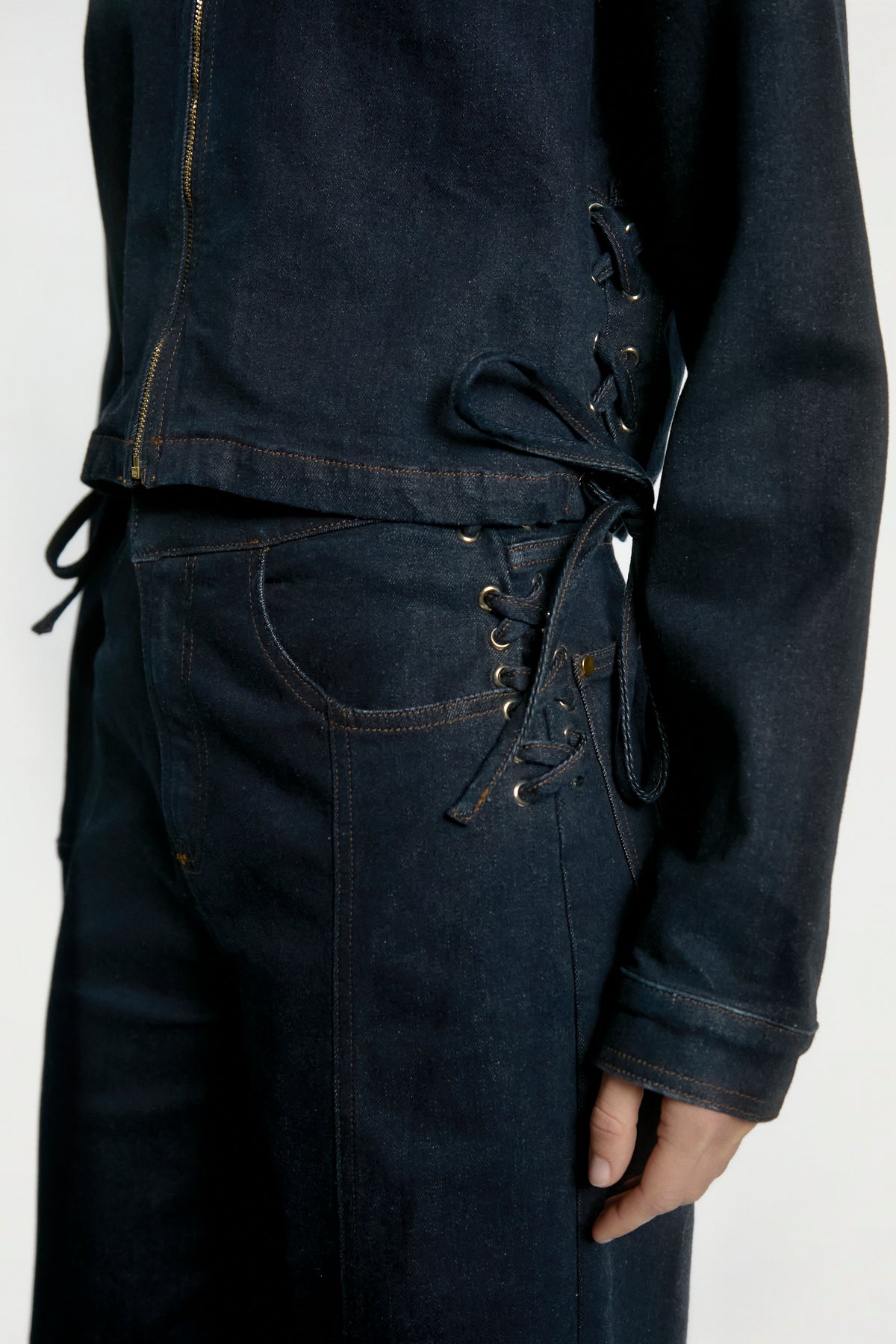 Judith denim jas blauw