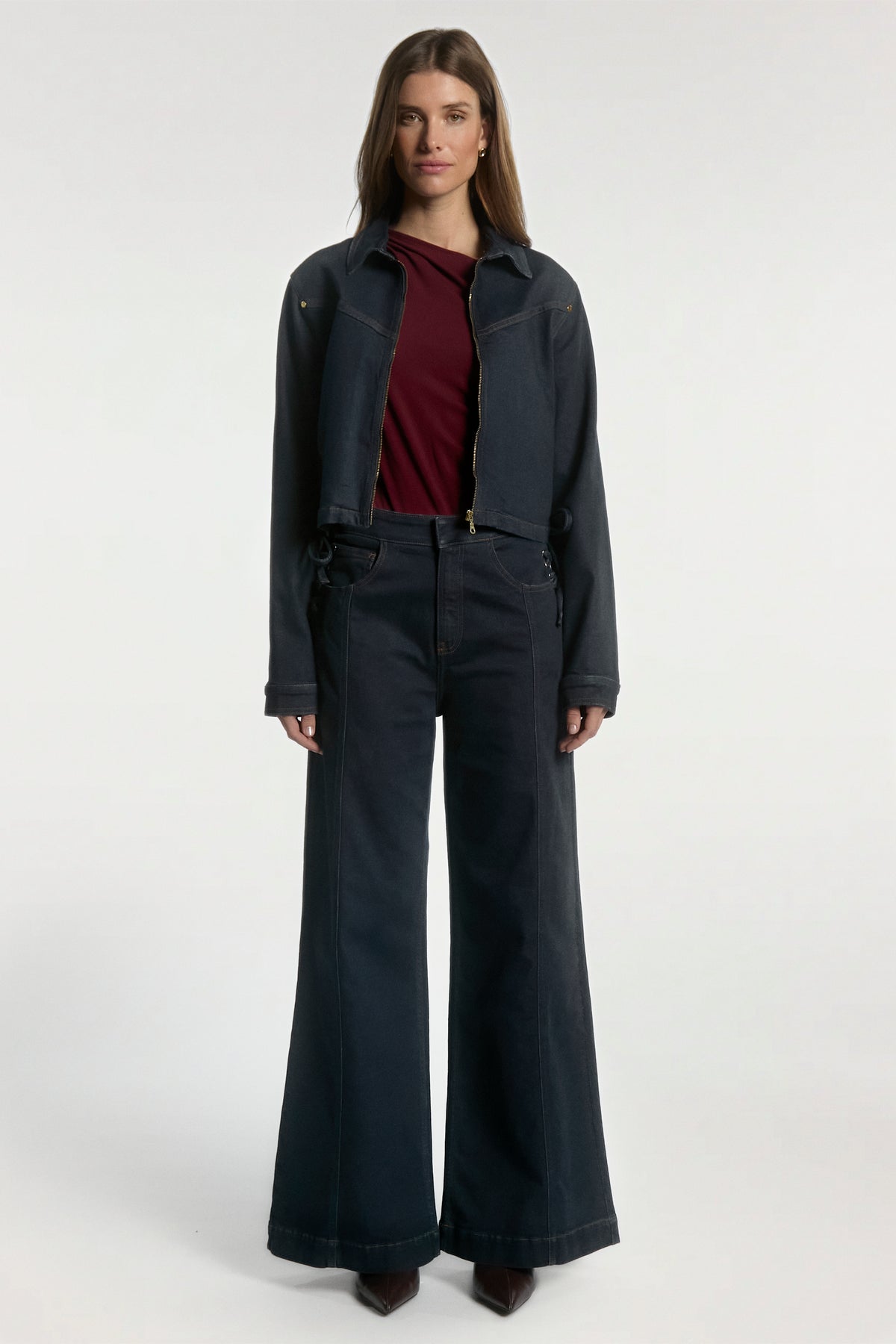 Judith denim jas blauw