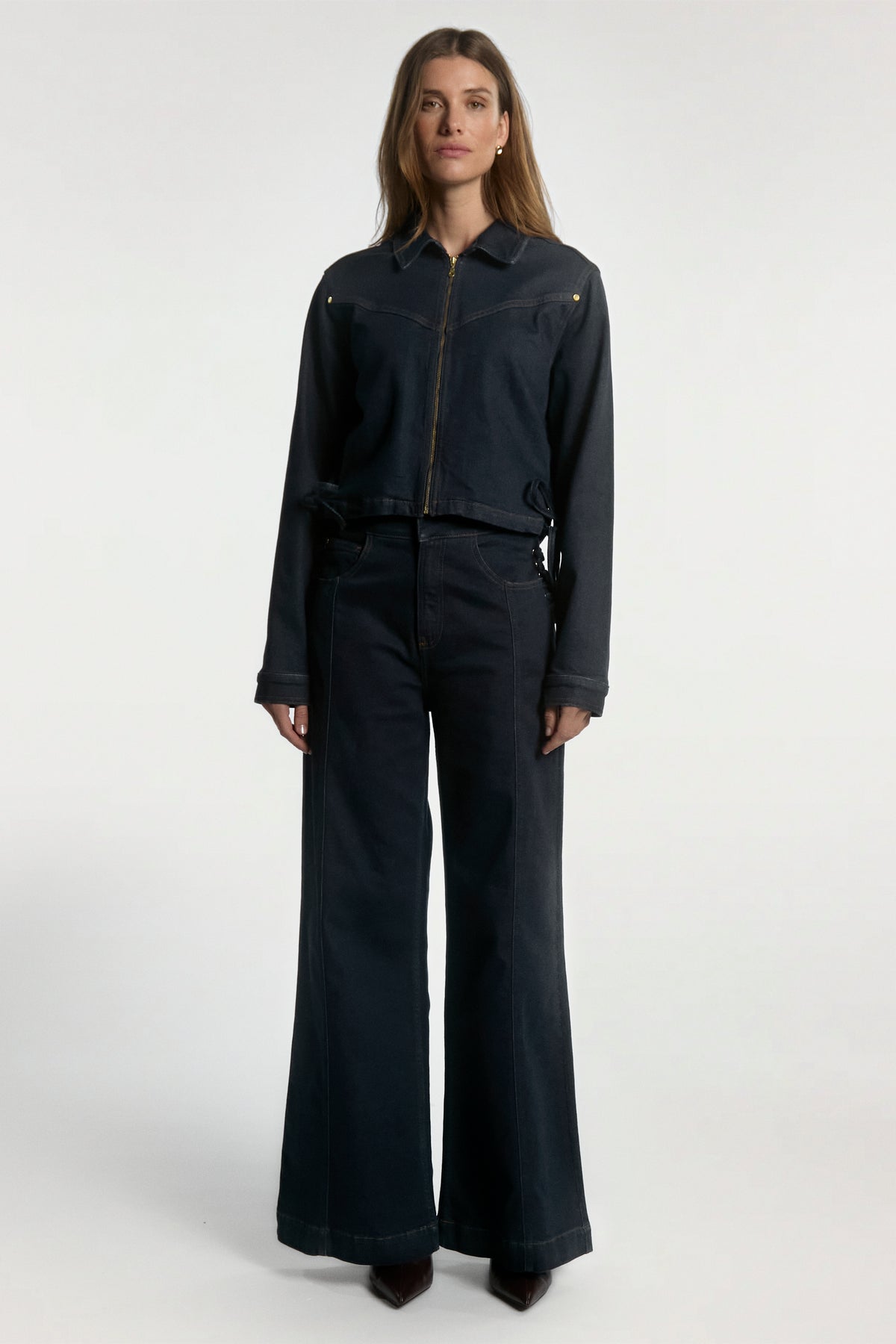 Judith denim jas blauw