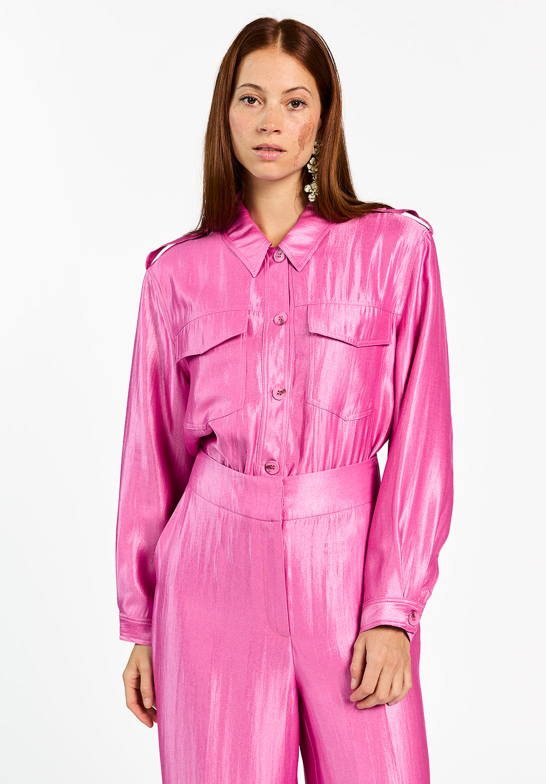 Dana Shine Jacket Pink