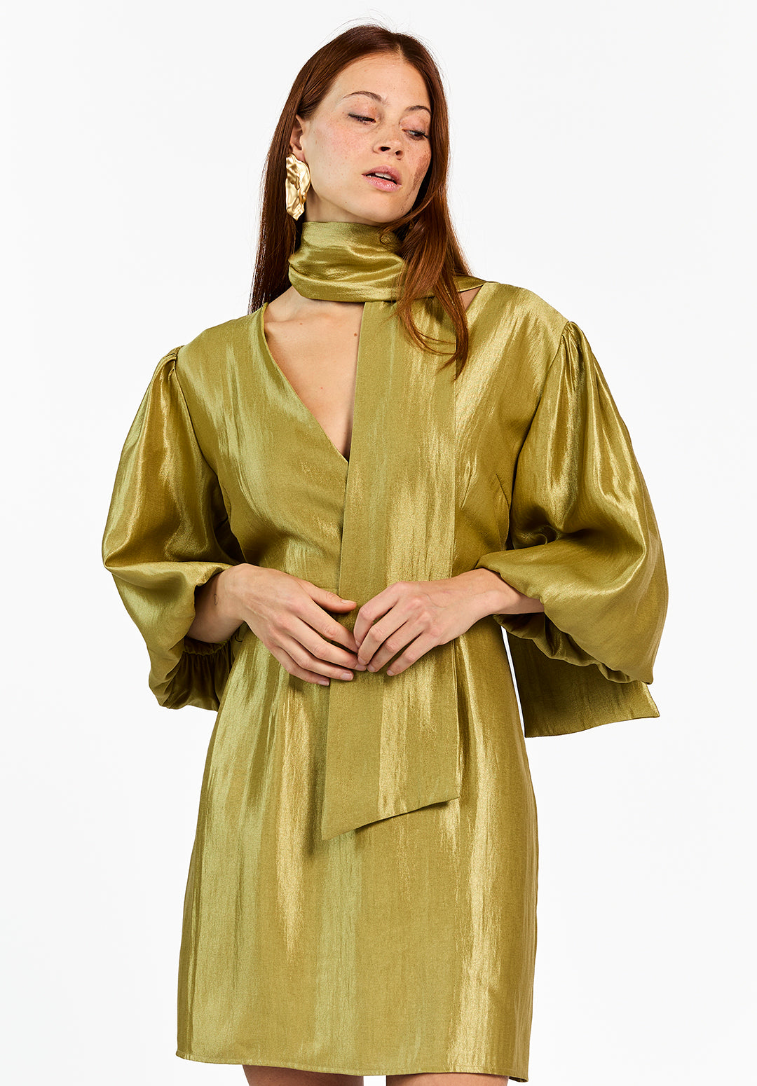 Bailey Shine Dress Green