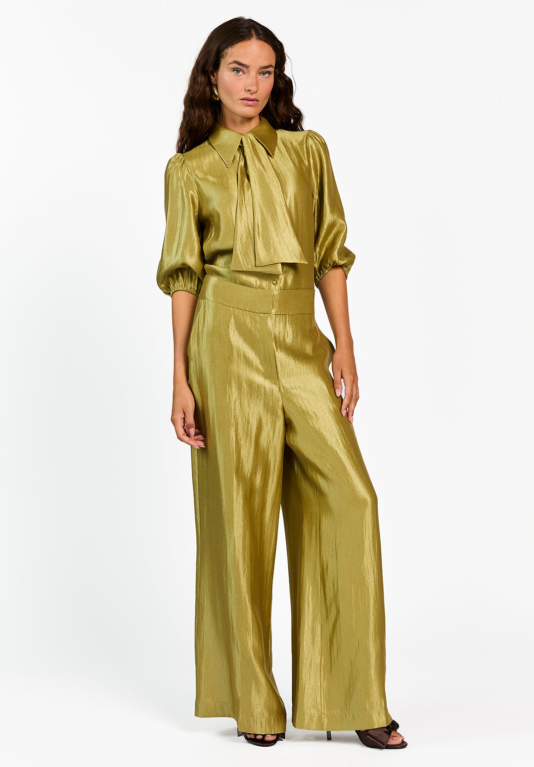 Nore Shine Pants Green