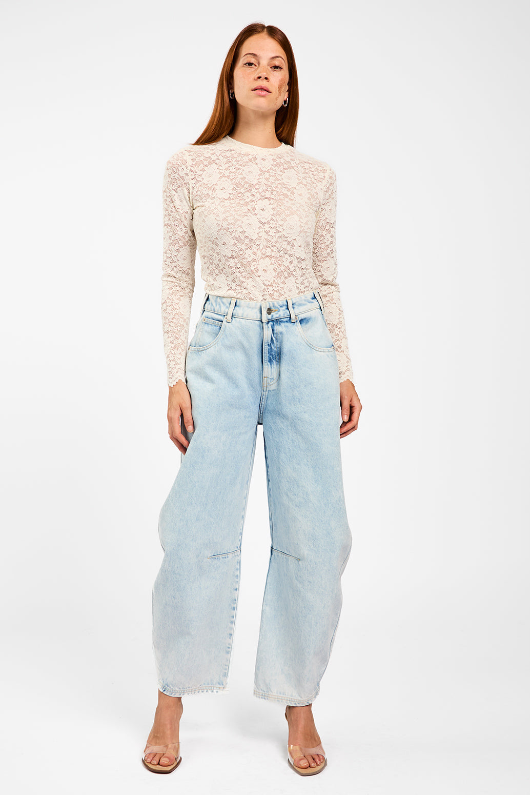 Sacha barrel jeans lichtblauw