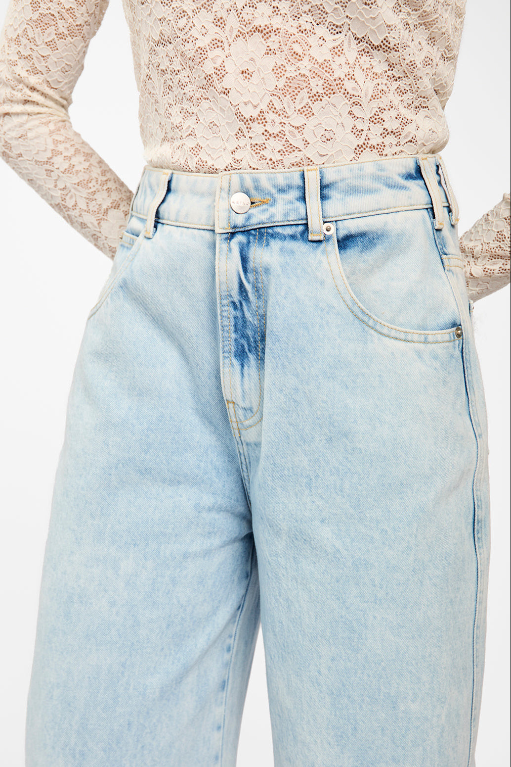 Sacha barrel jeans lichtblauw