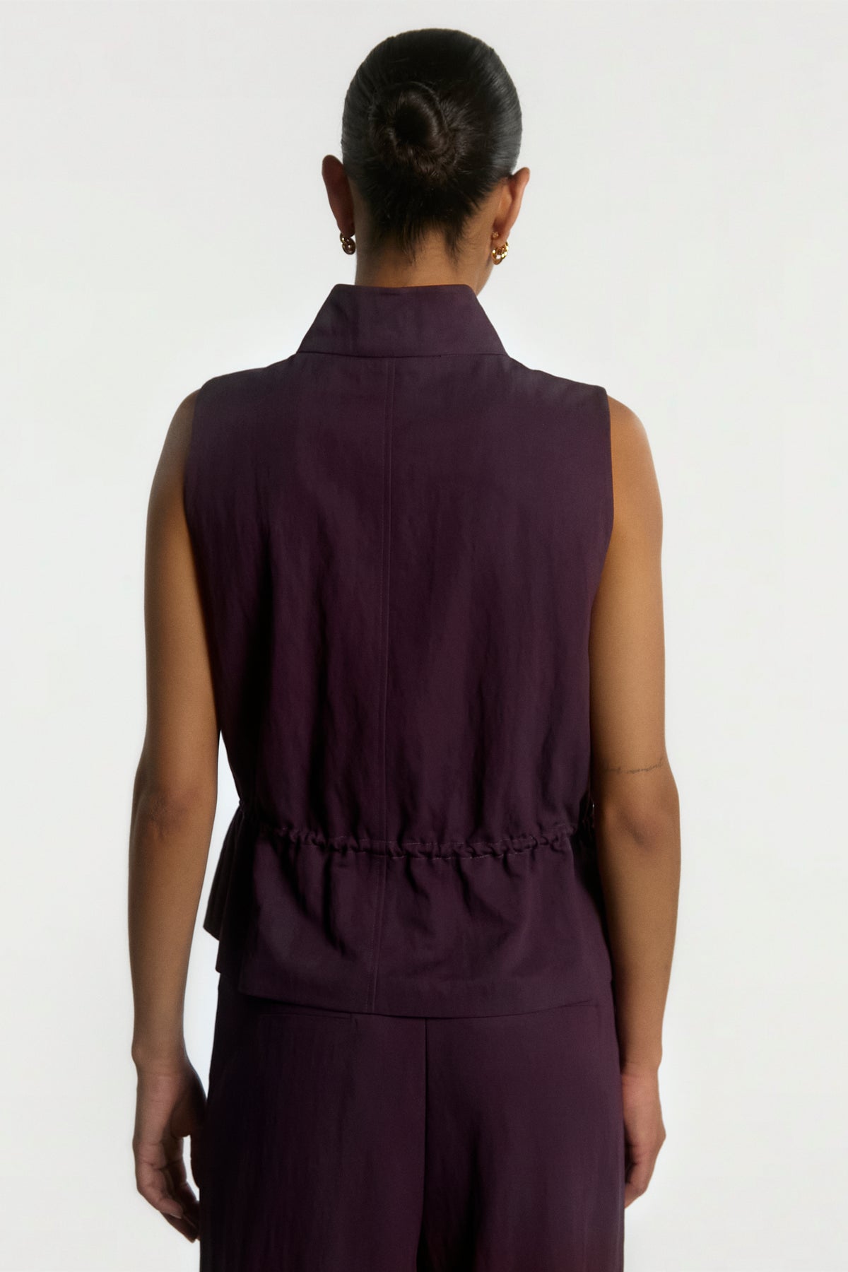 Lena gilet paars