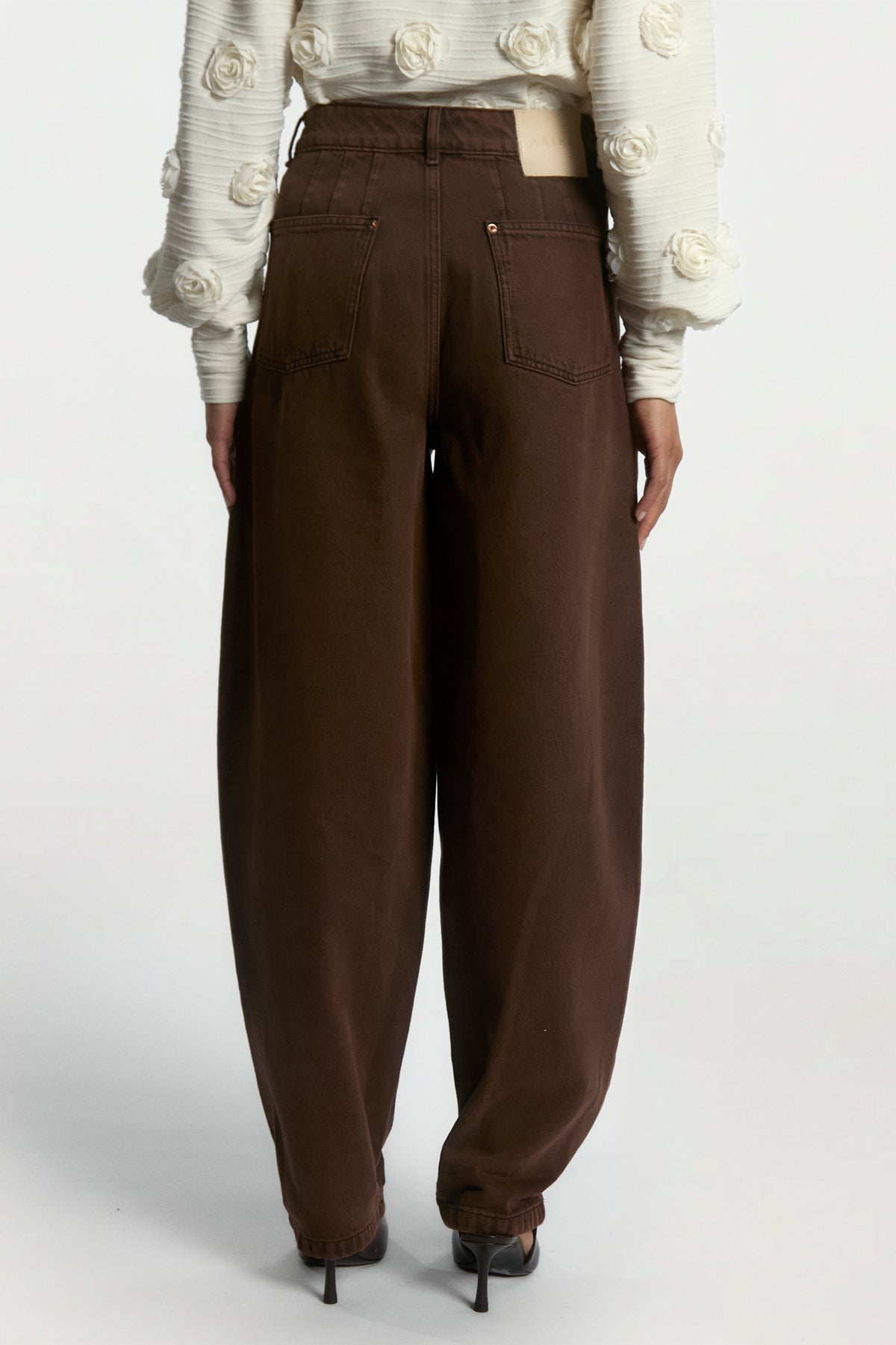 Daley barrel jeans brown