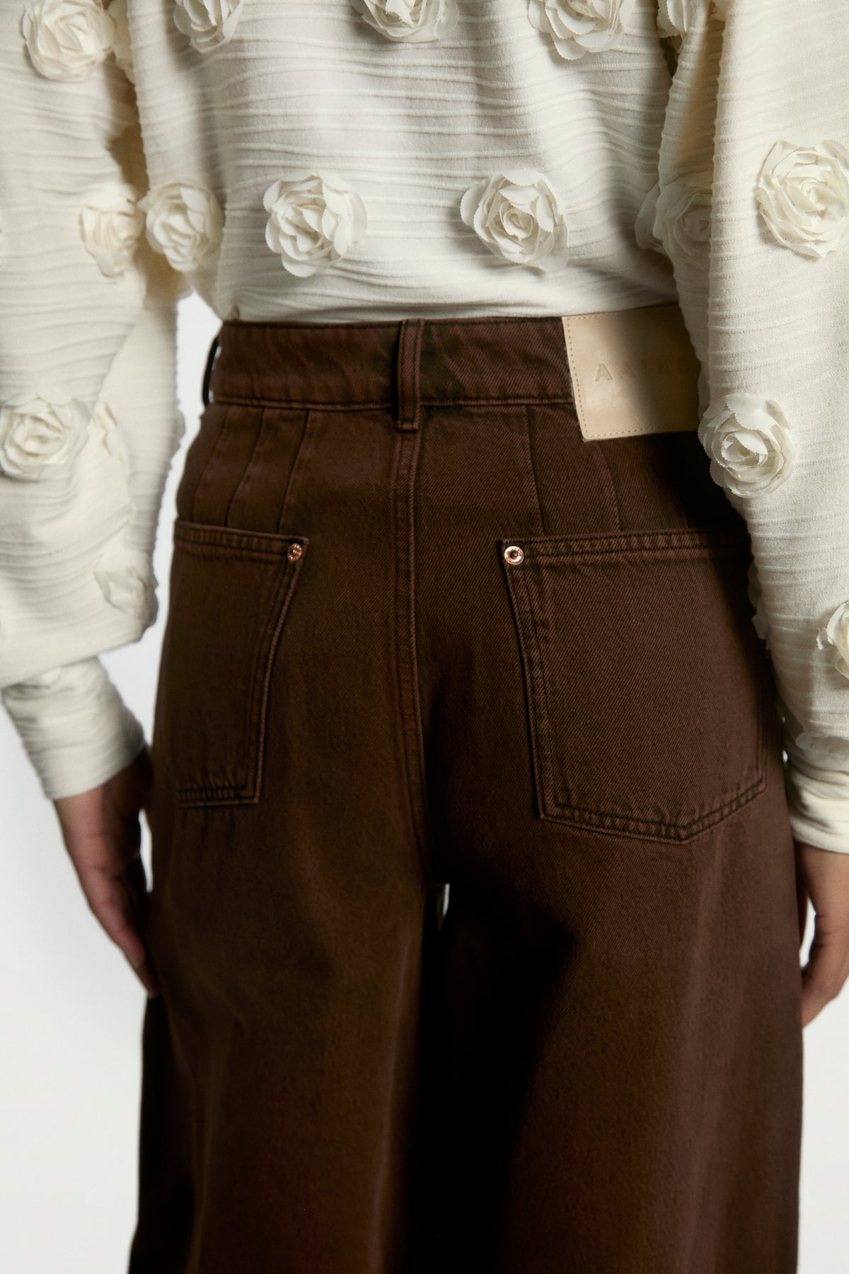 Daley barrel jeans brown