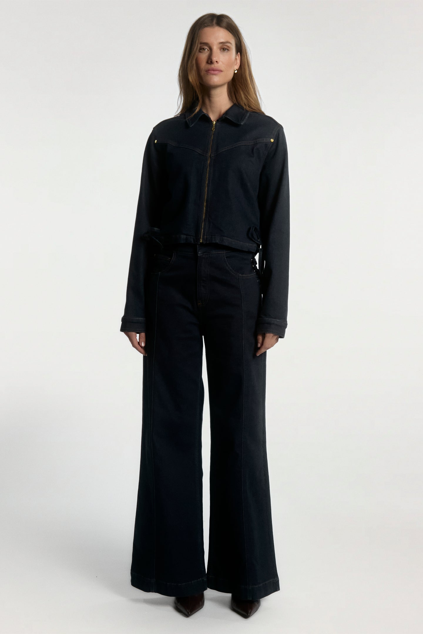 Judith denim jas blauw