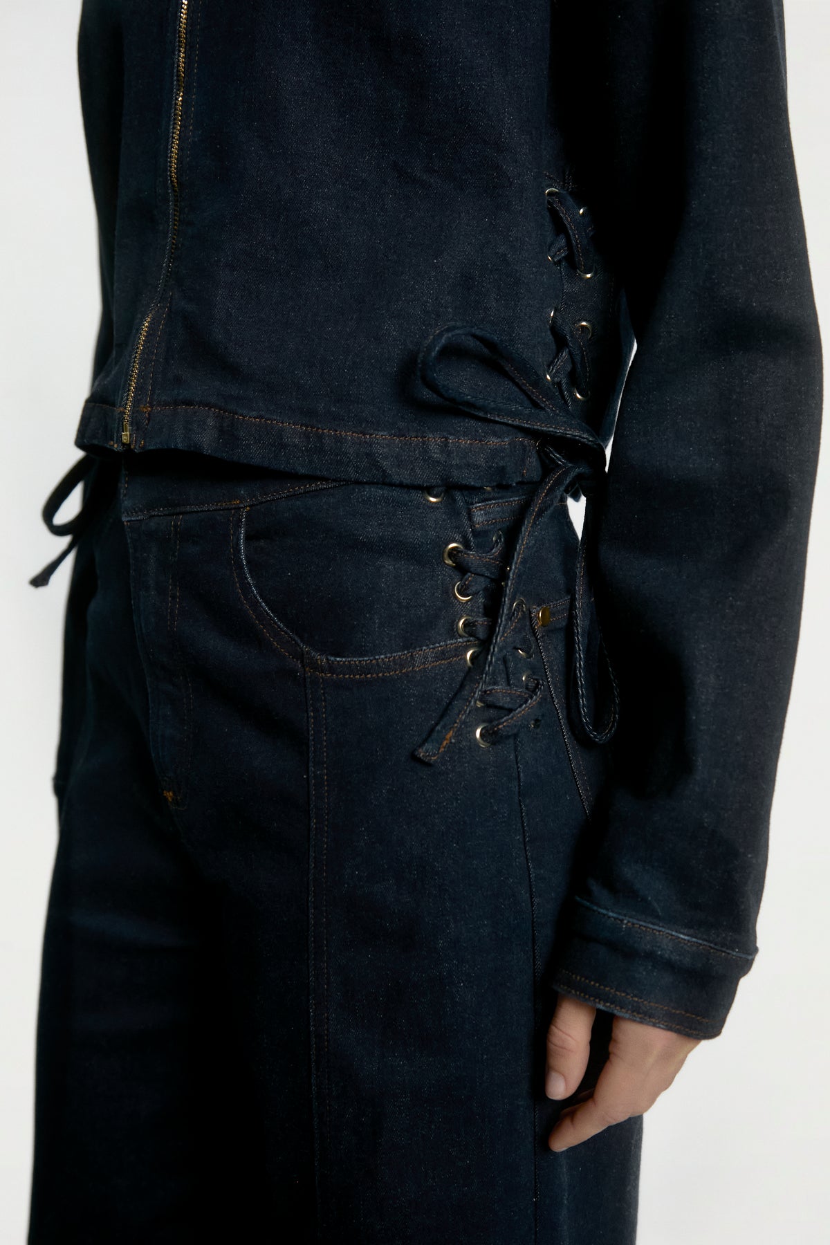 Judith denim jas blauw