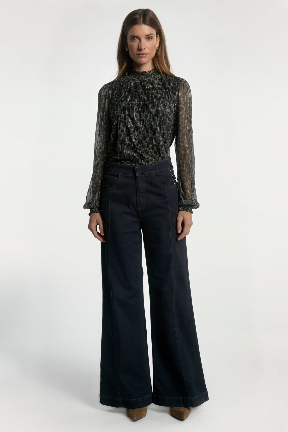 Tory animal top green