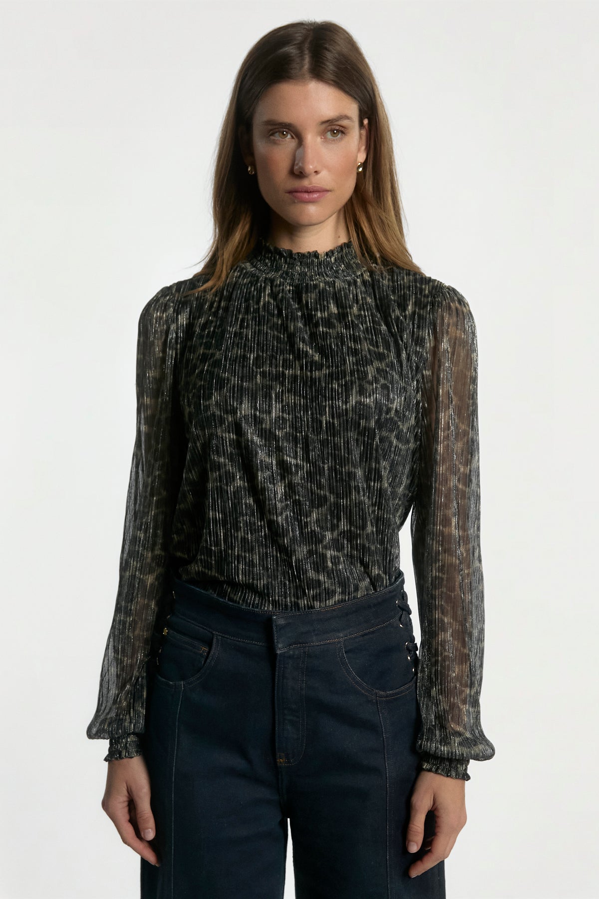 Tory animal top green