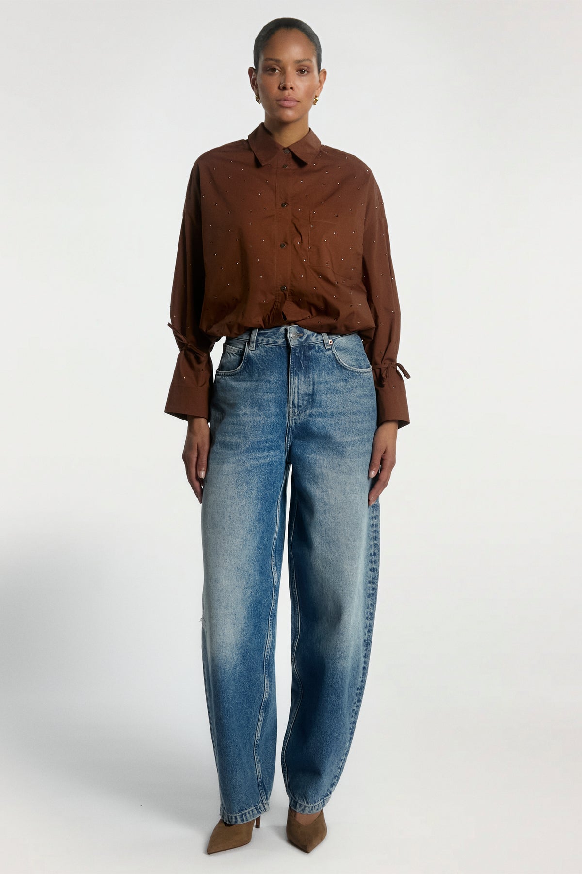 Mikkie blouse brown