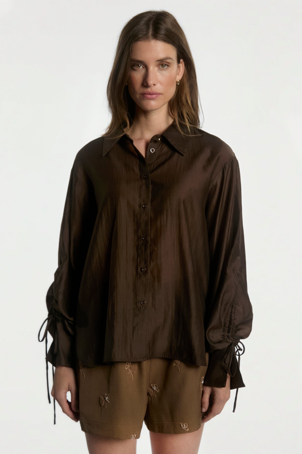 Marel blouse dark brown