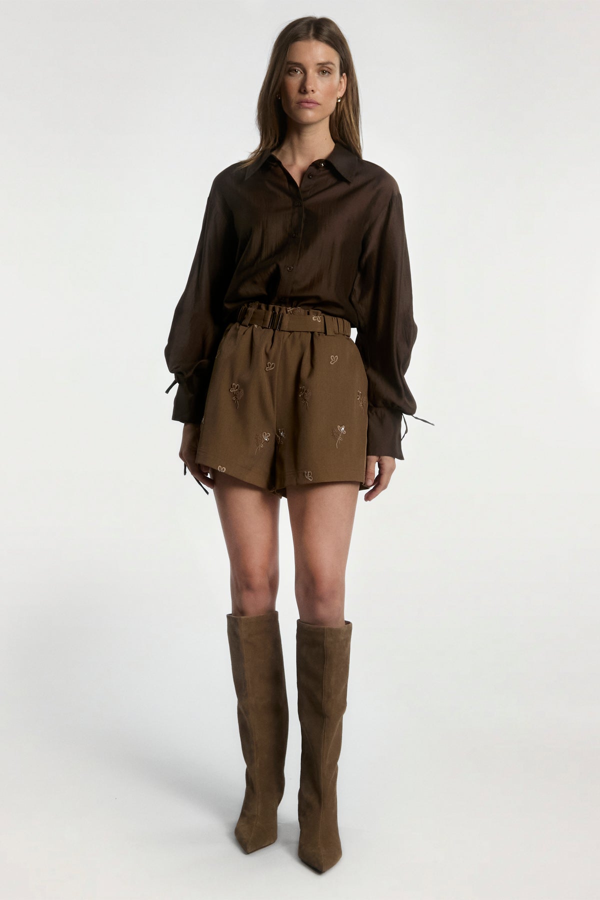 Marel blouse dark brown