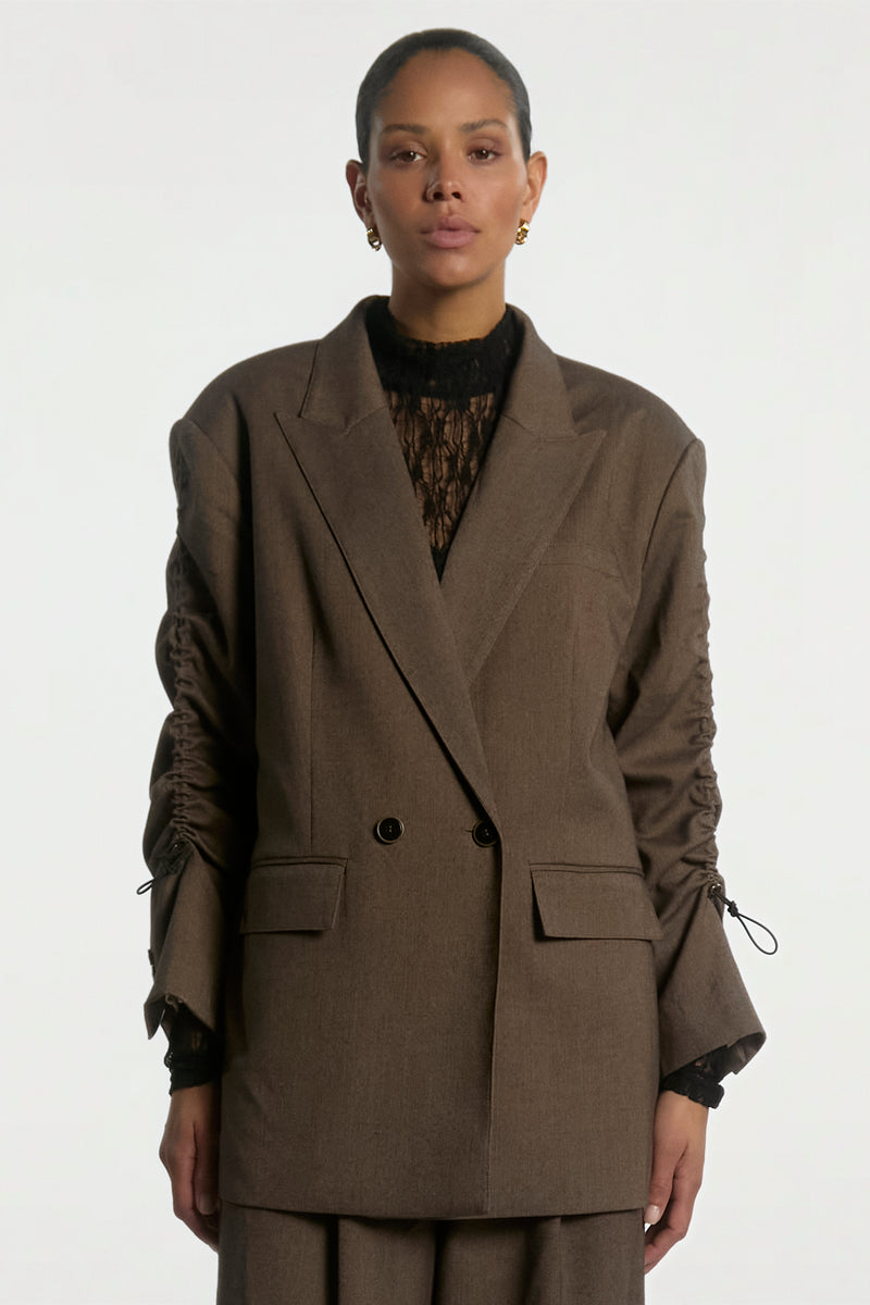 Kendal tweed blazer bruin