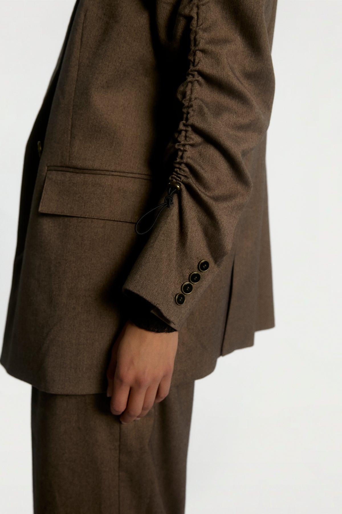 Kendal tweed blazer bruin