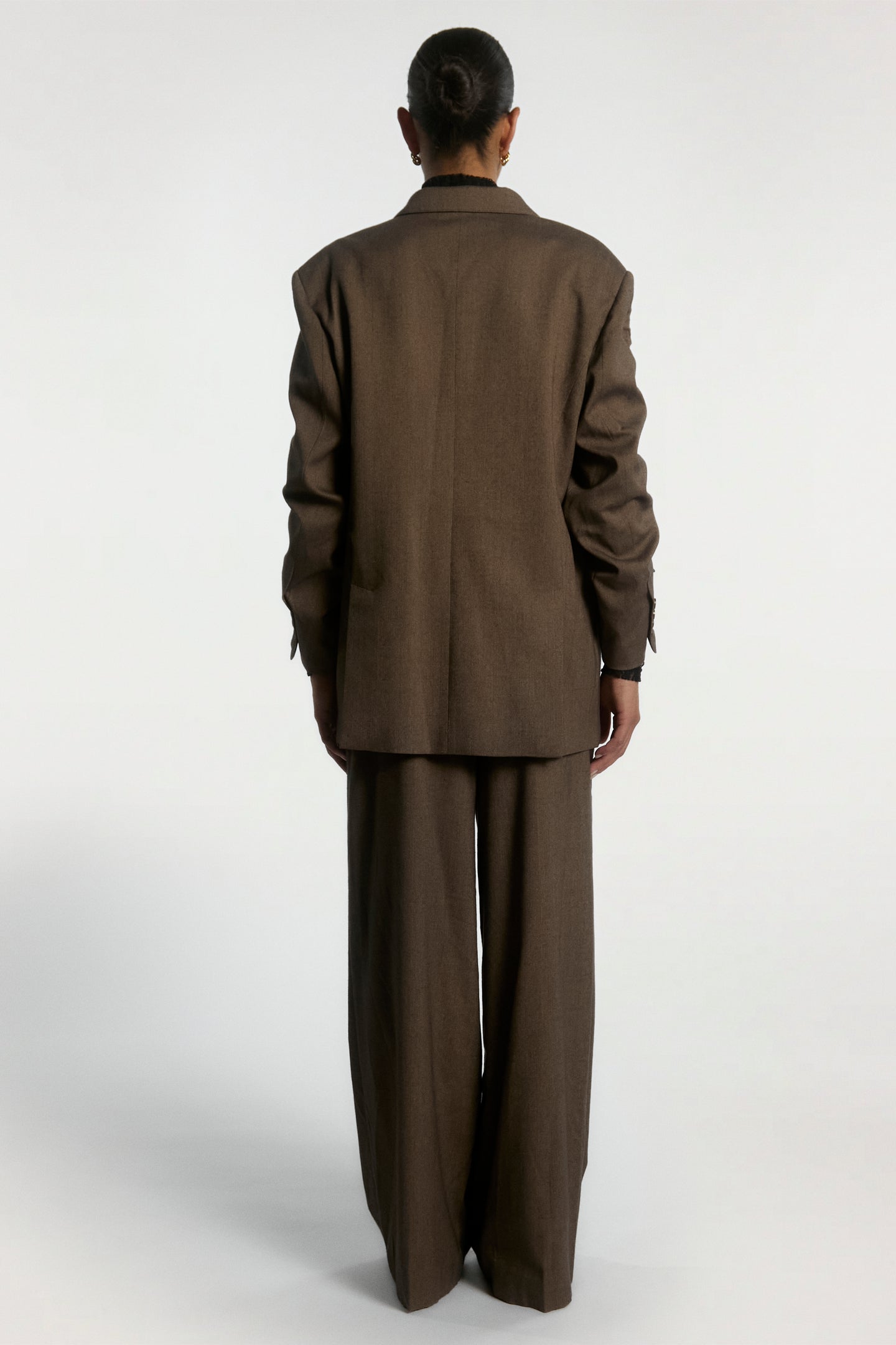 Kendal tweed blazer bruin