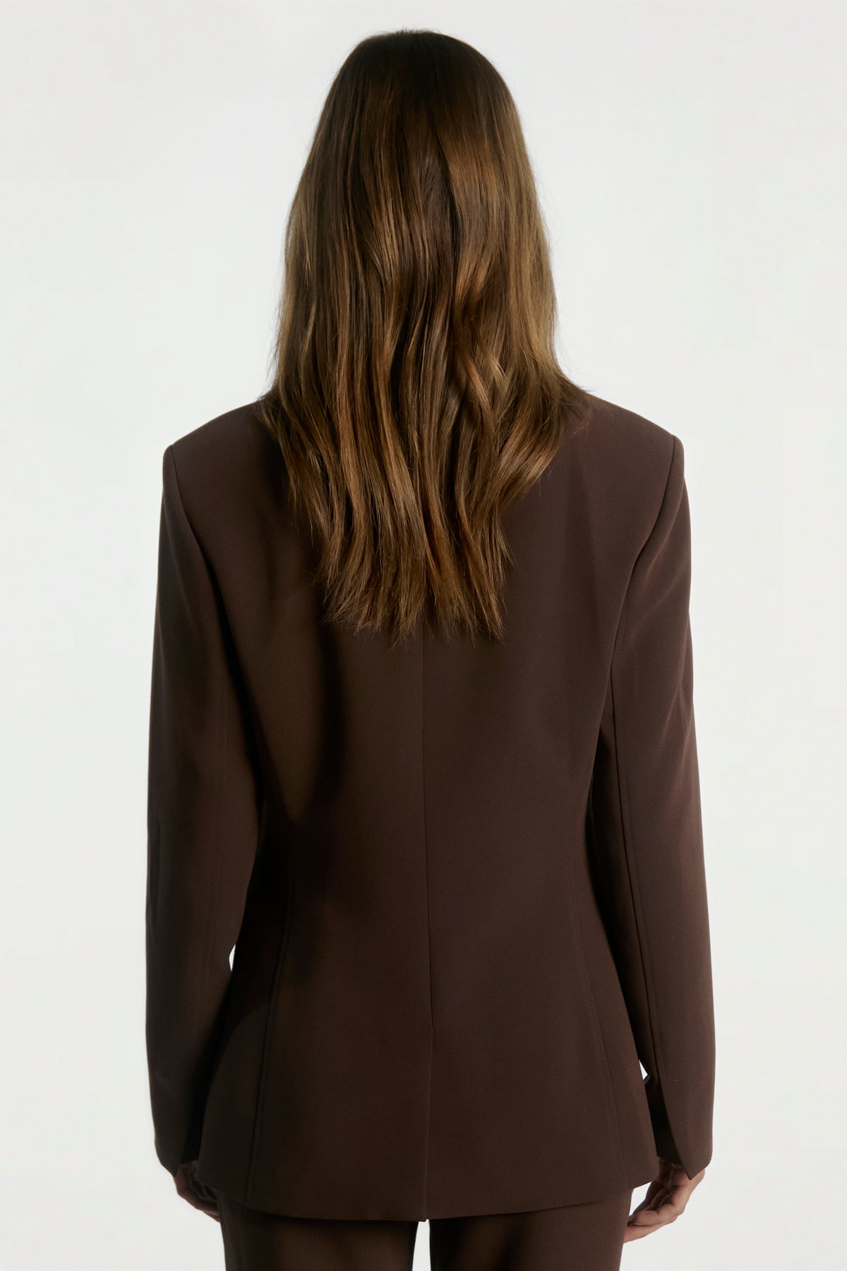 Toulon blazer donker bruin