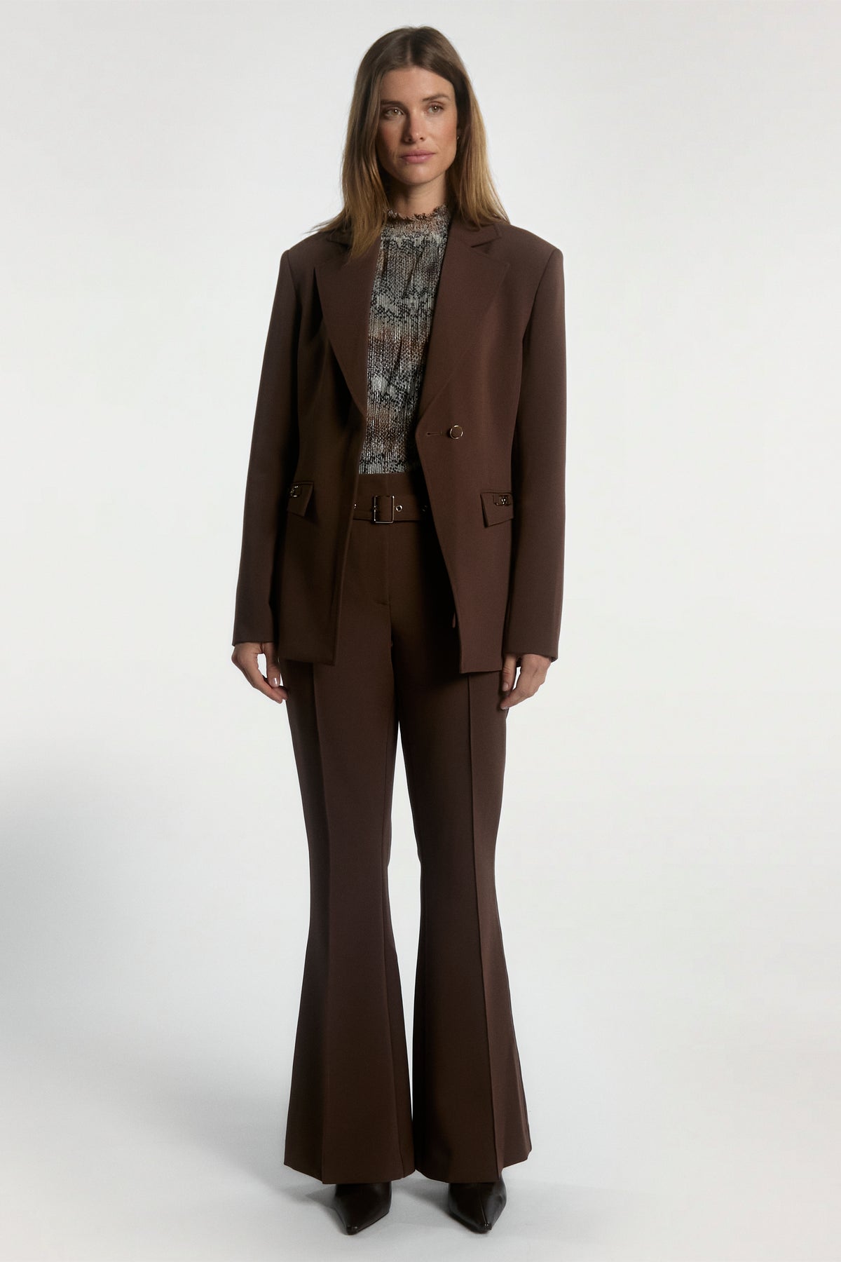 Glenn broek donker bruin