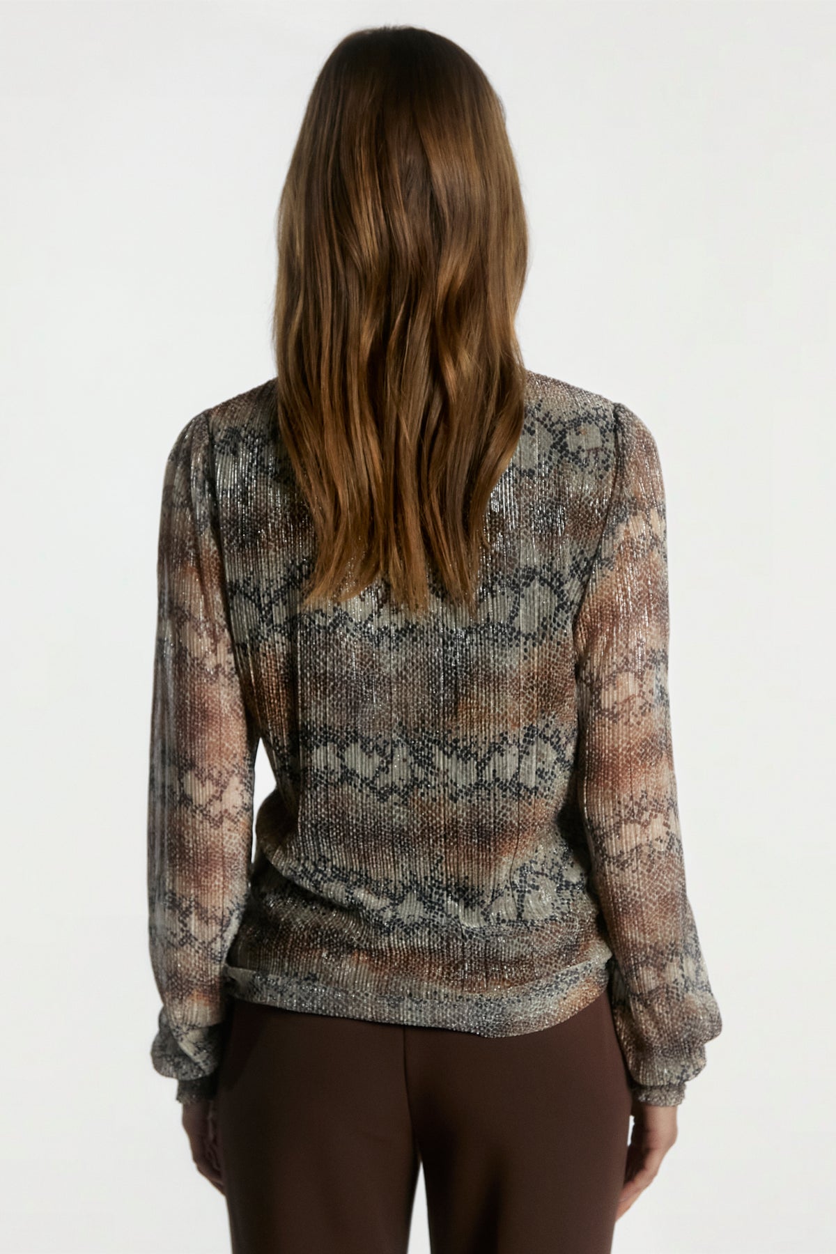 Tory snake top brown
