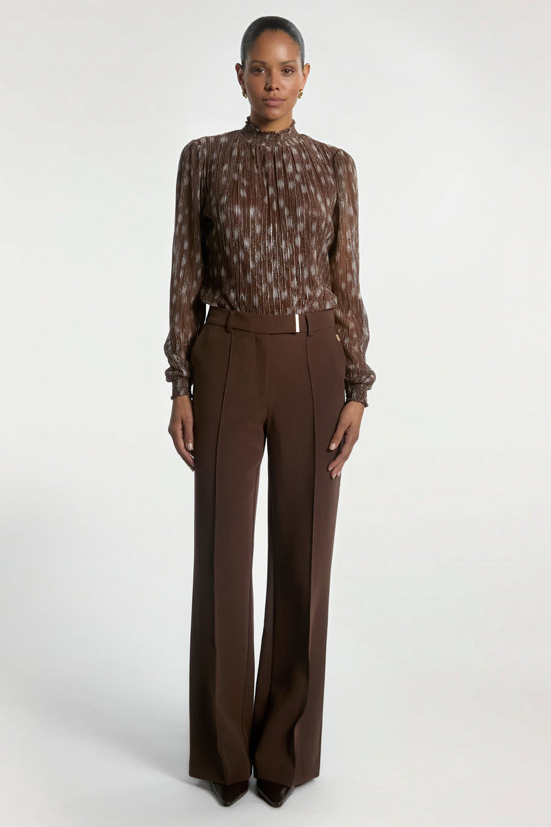 Chantalle trousers dark brown