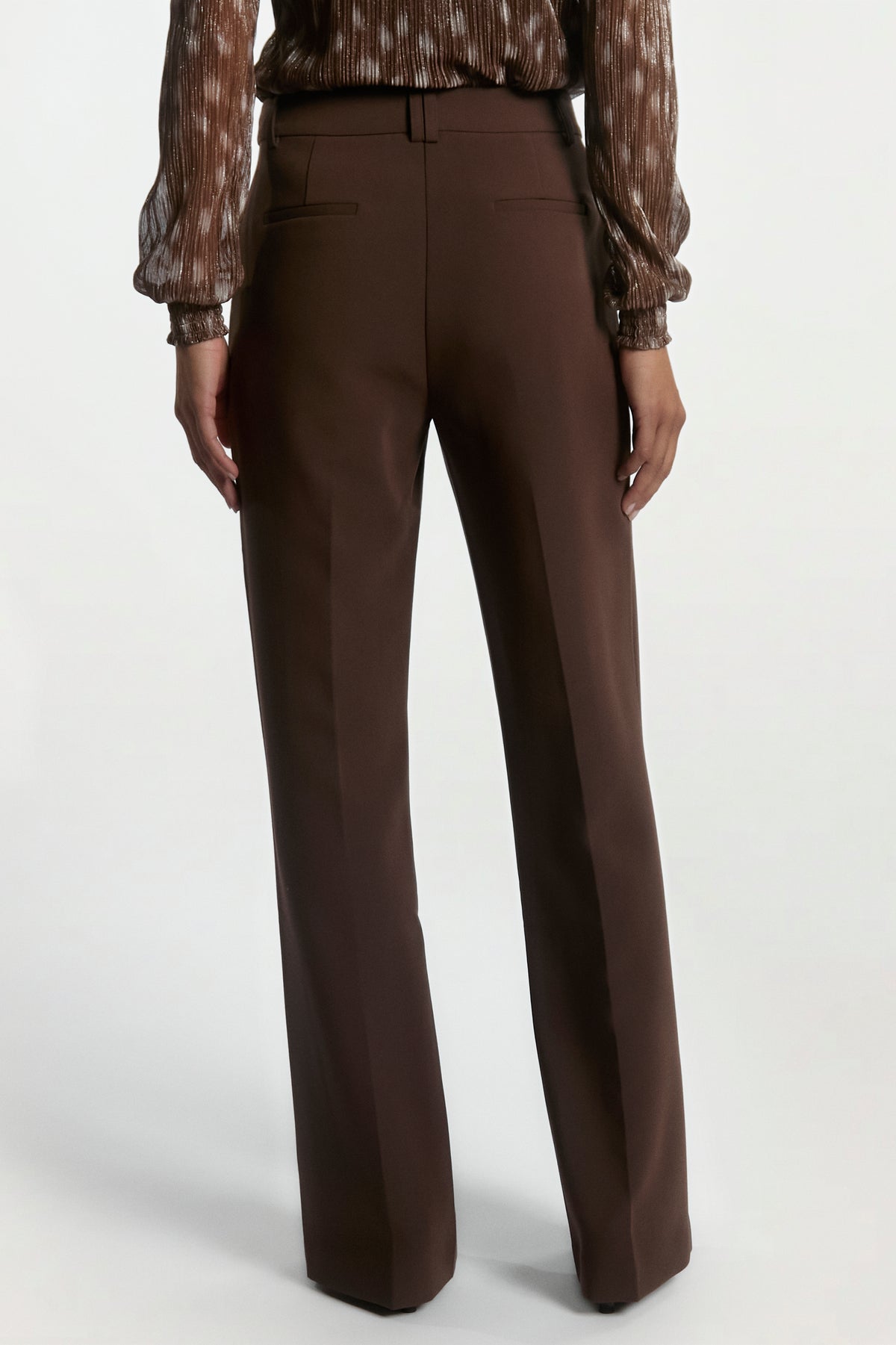 Chantalle broek donker bruin