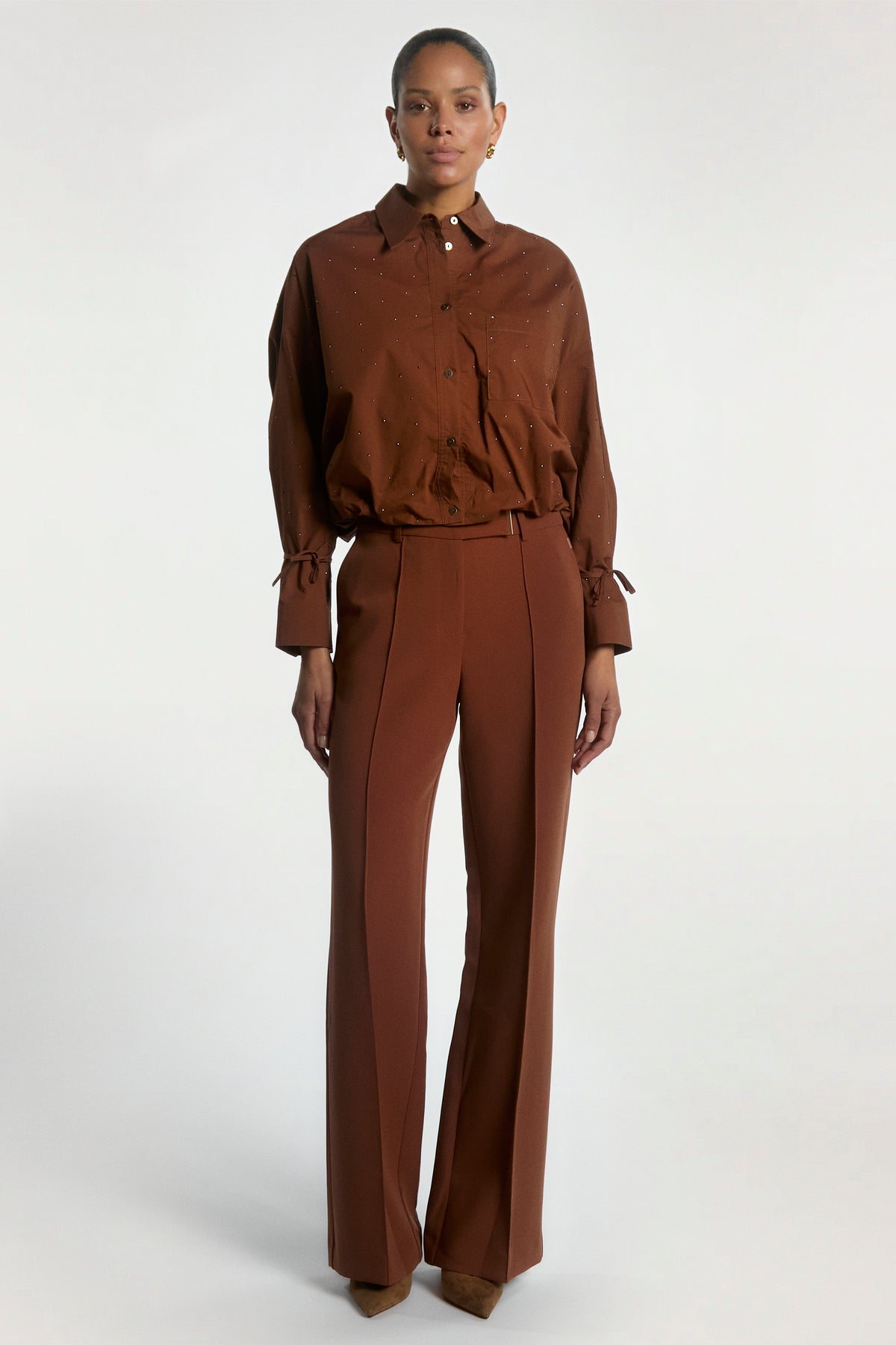 Chantalle broek bruin