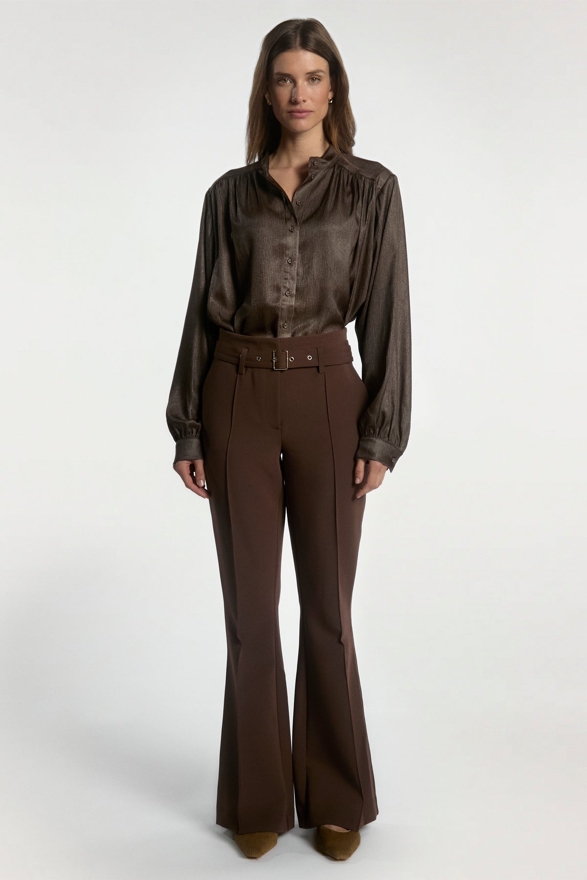 Liv blouse dark brown
