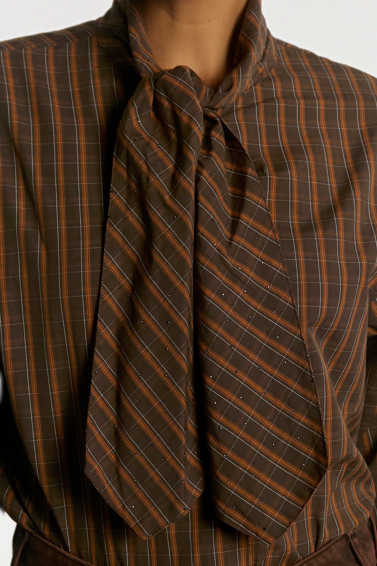Janesse blouse dark brown 