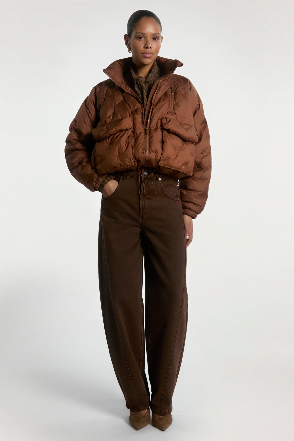 Roseau jacket brown