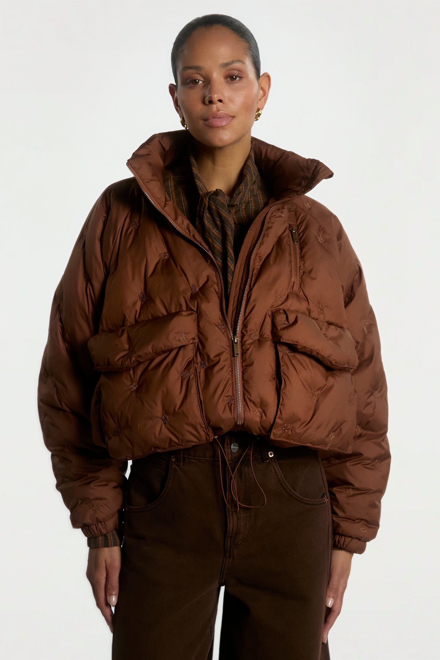 Roseau jas bruin