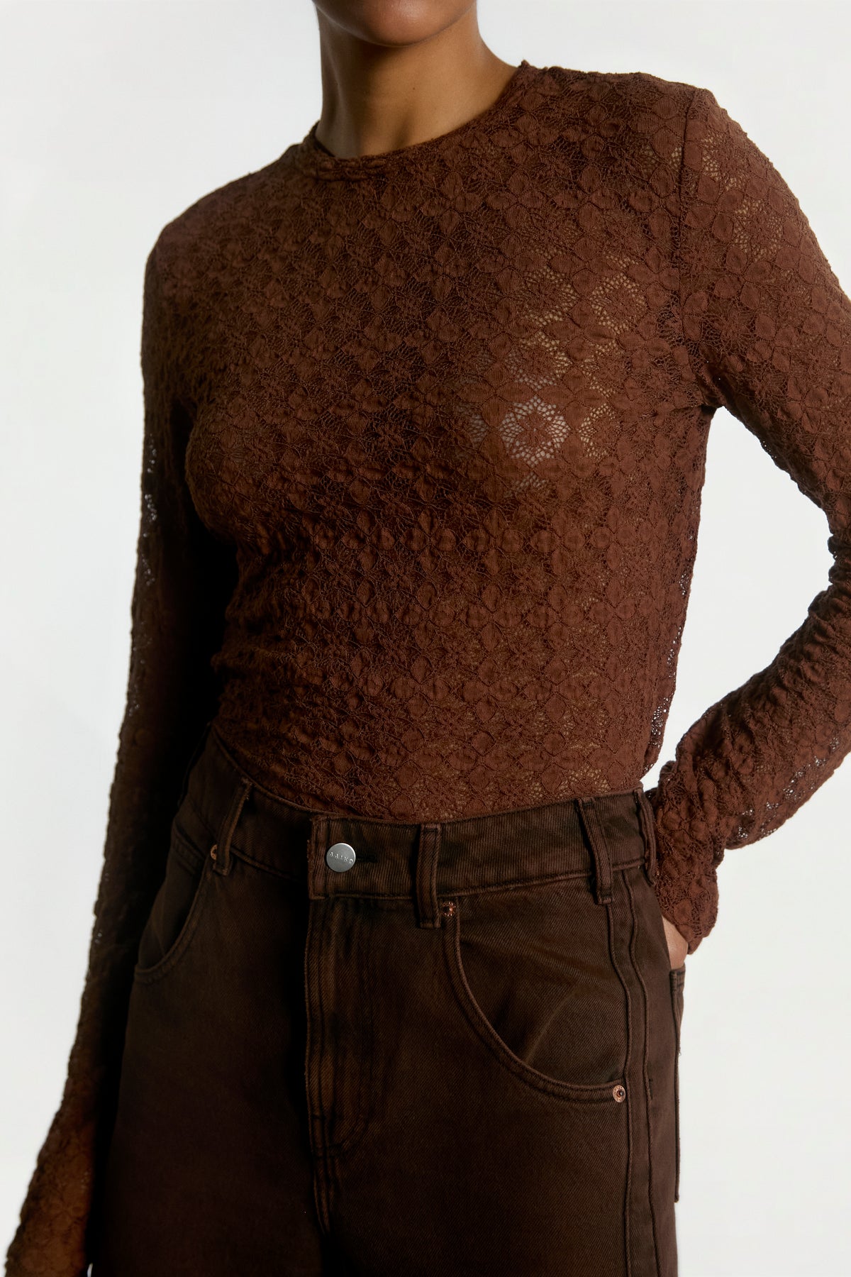 Mason top brown