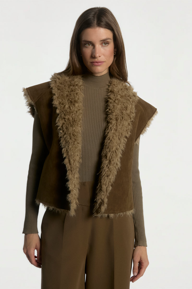 Avrelle gilet groen