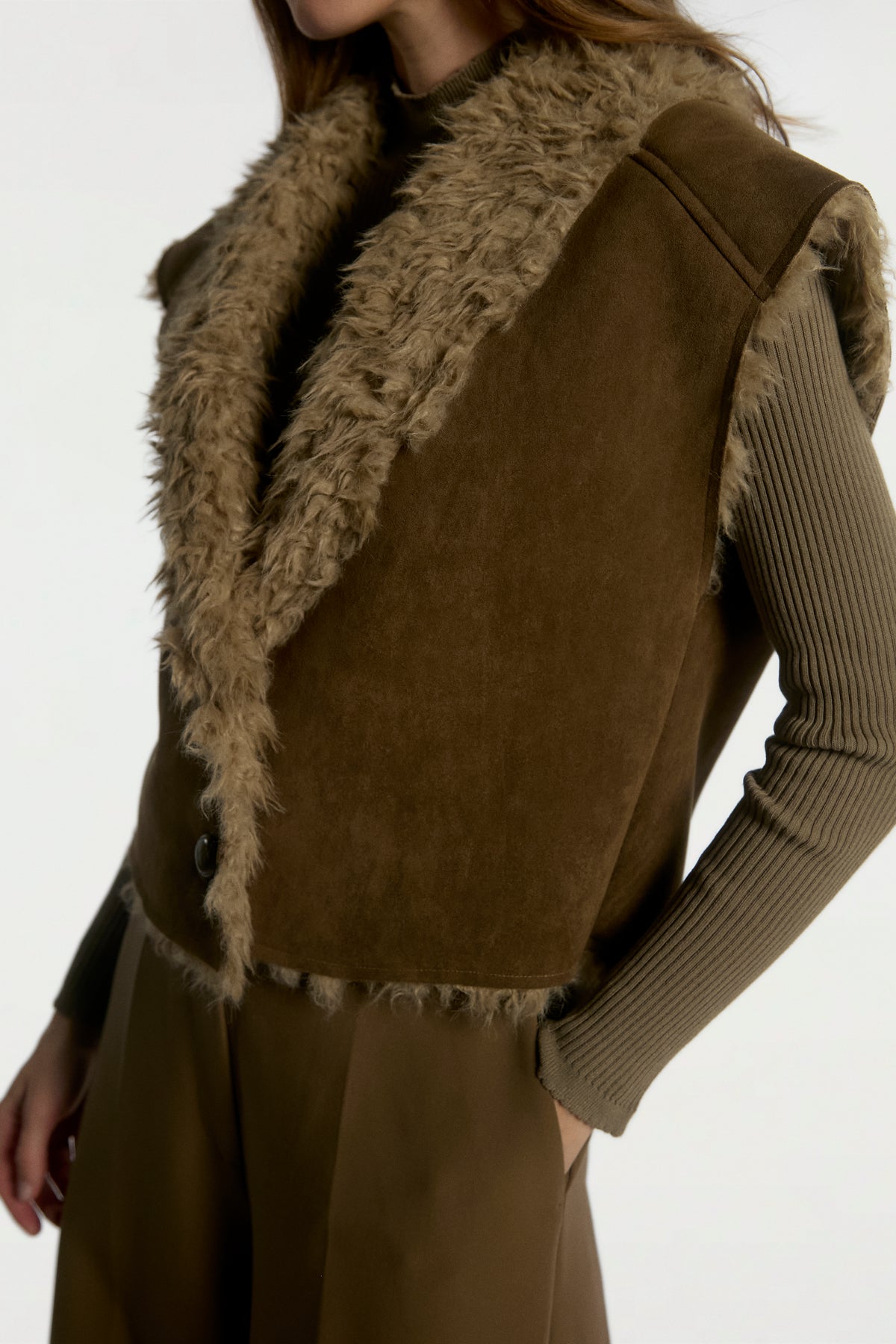 Avrelle gilet groen