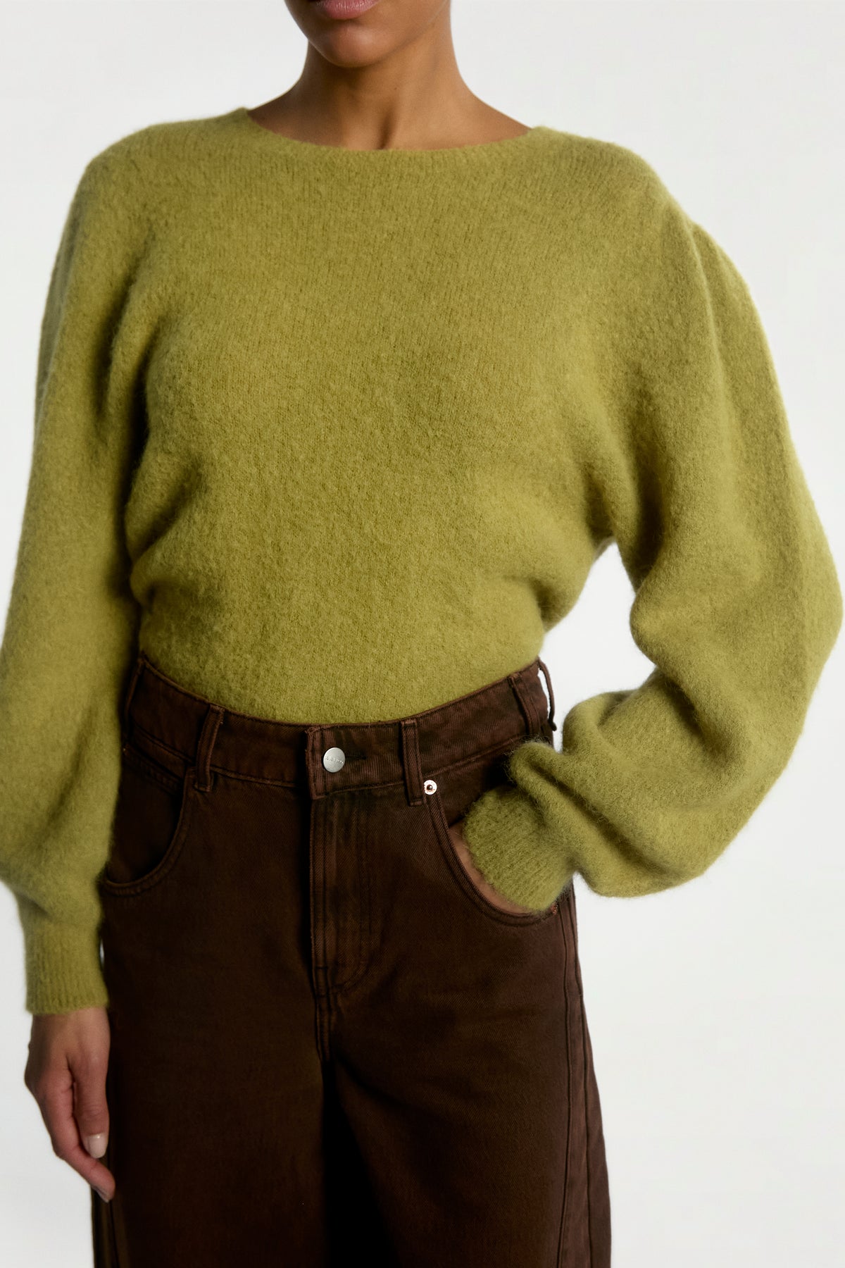 Denize trui groen