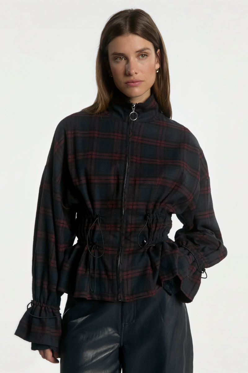 Melor jas donkerblauw