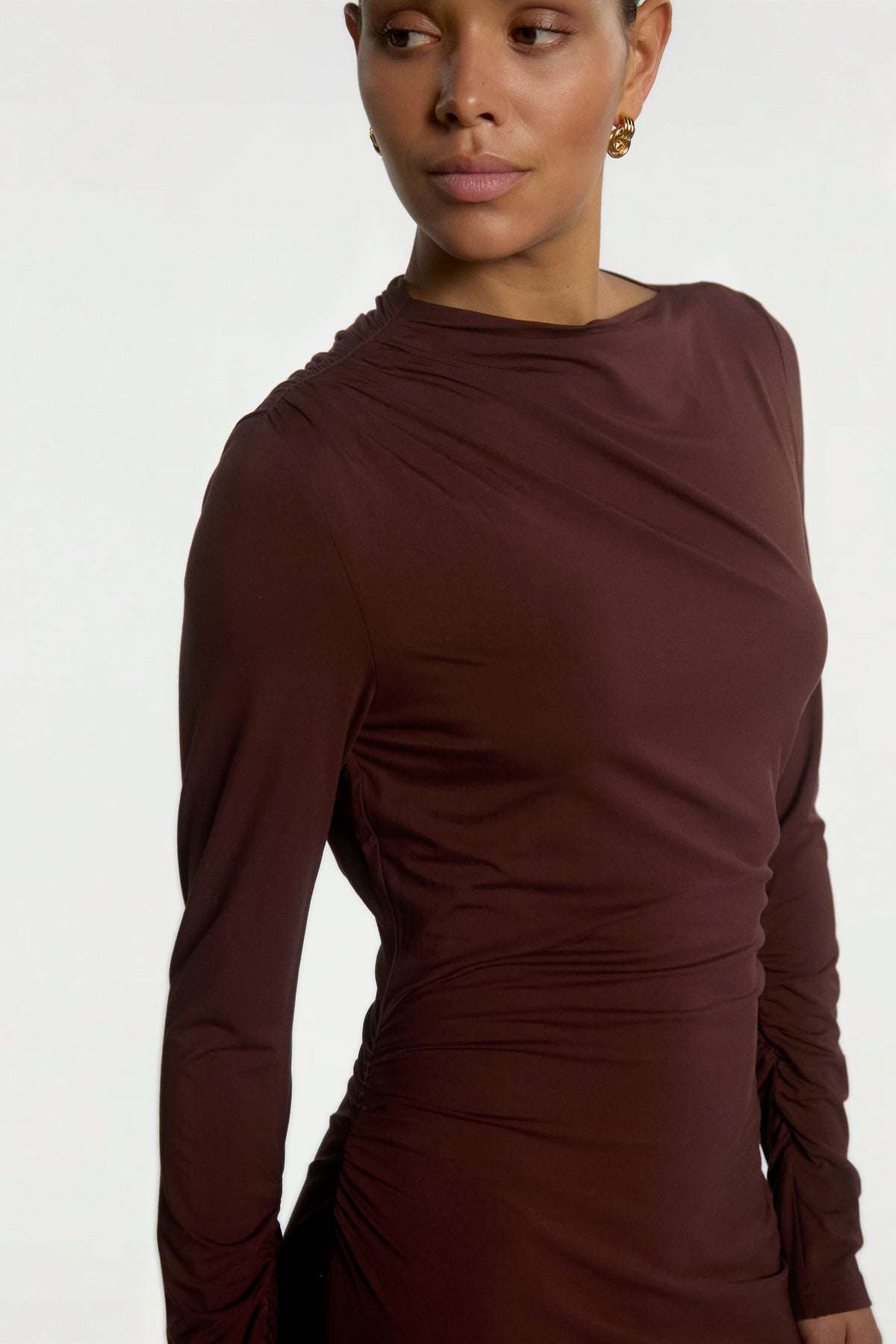 Jace jurk bordeaux