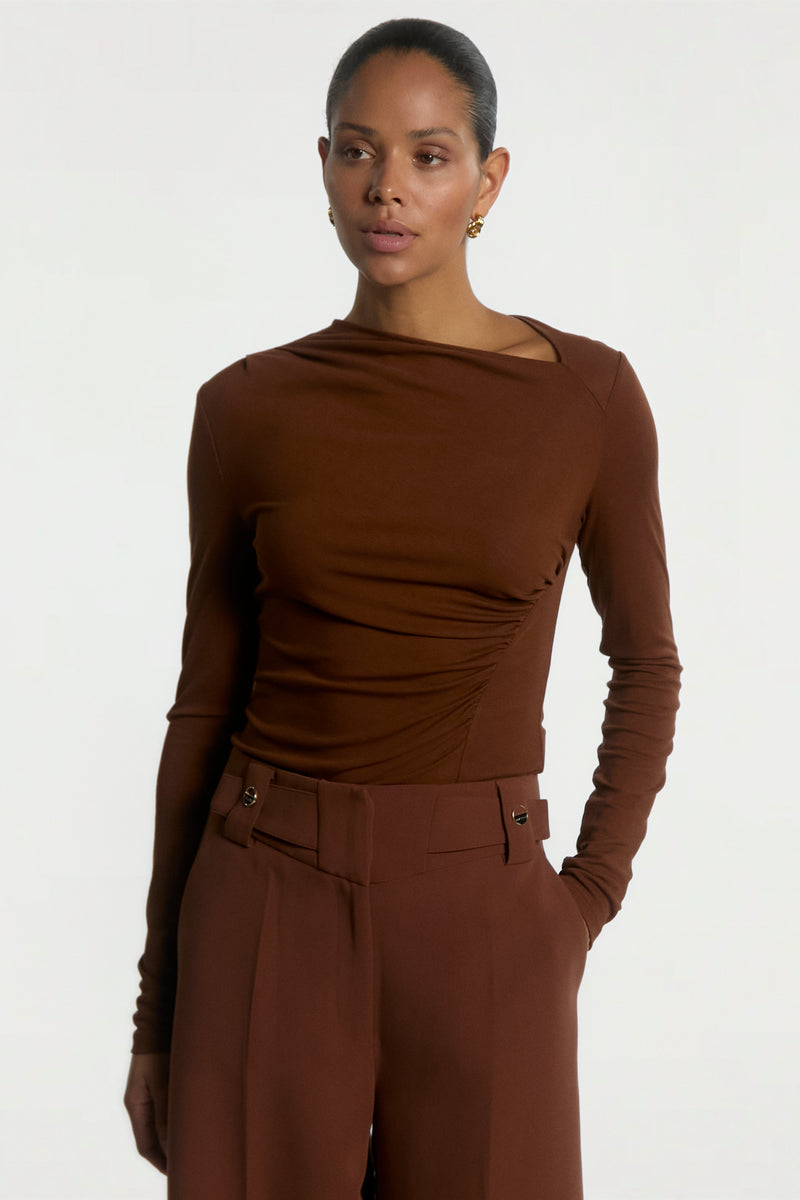 Jalisse top bruin