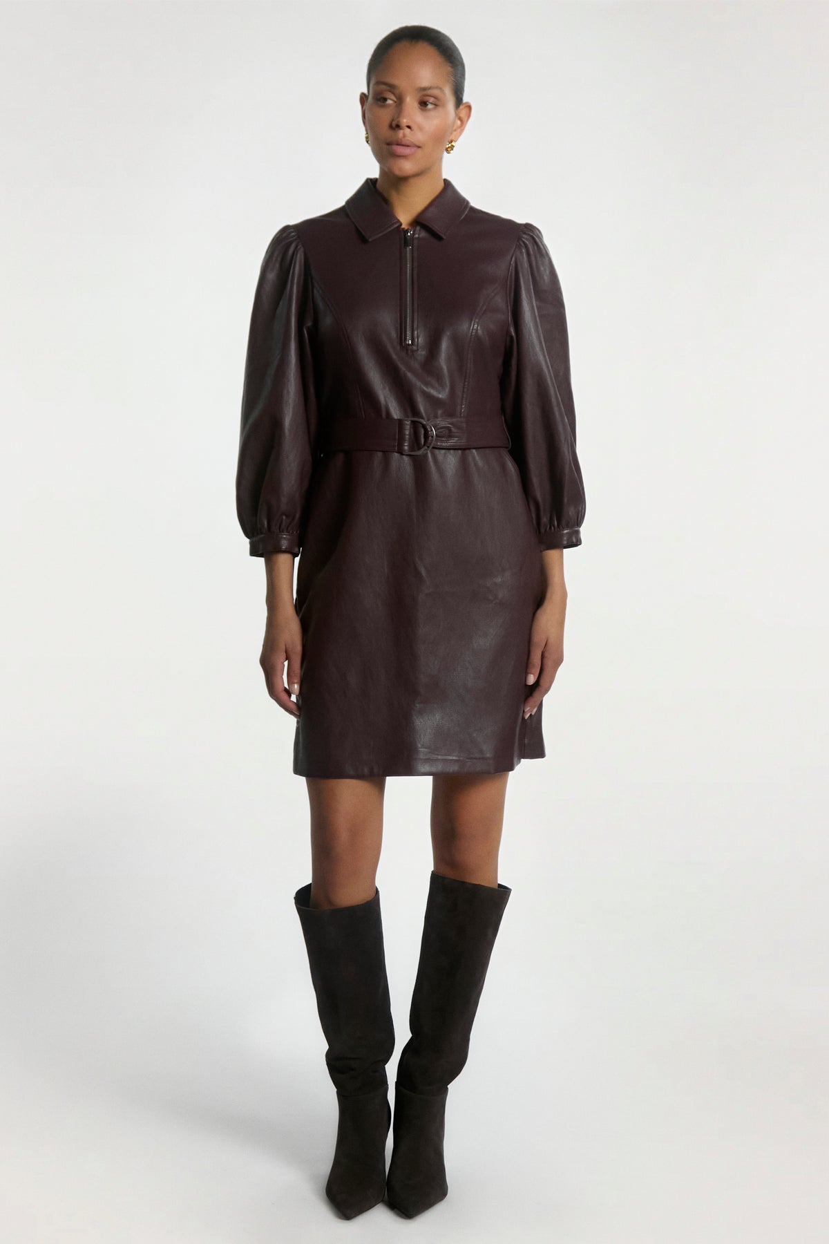 Semira dress burgundy