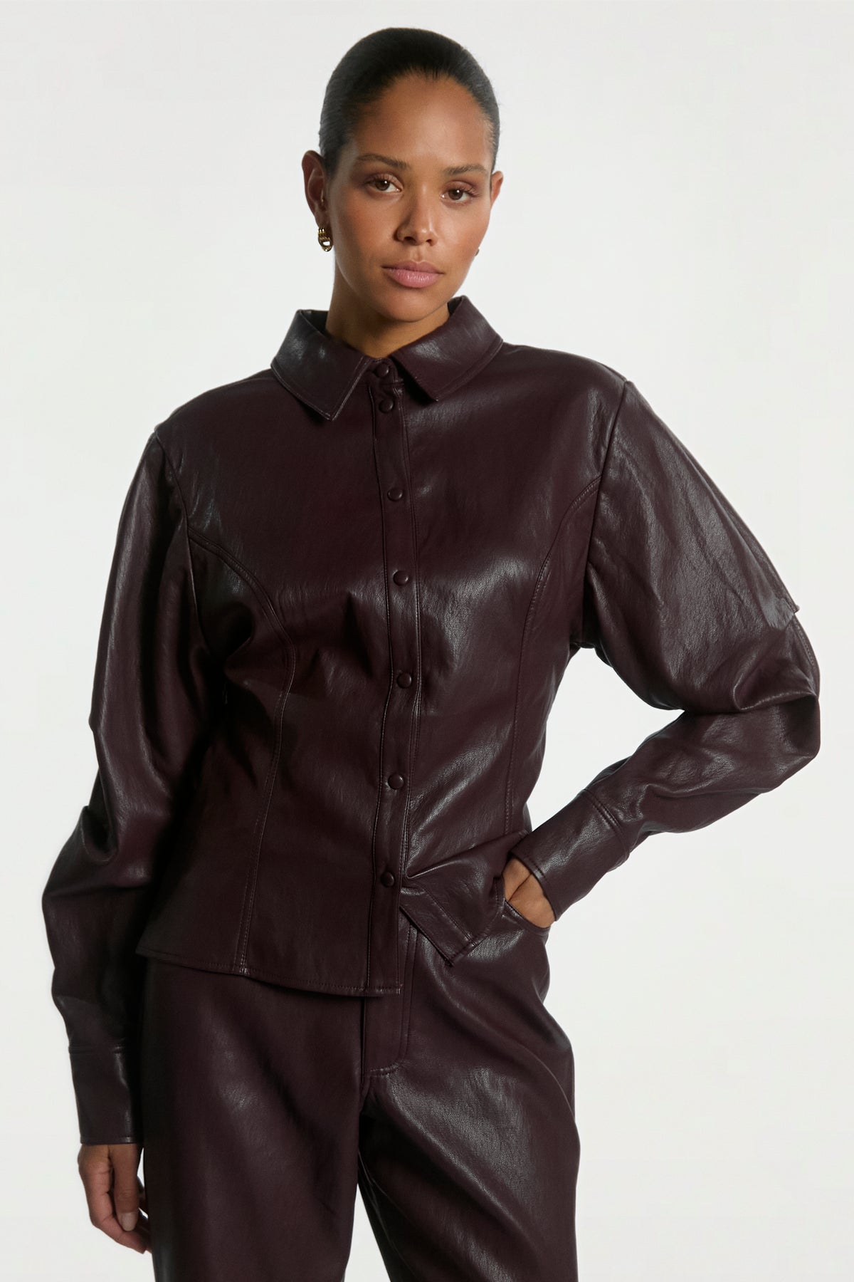Isabel blouse burgundy