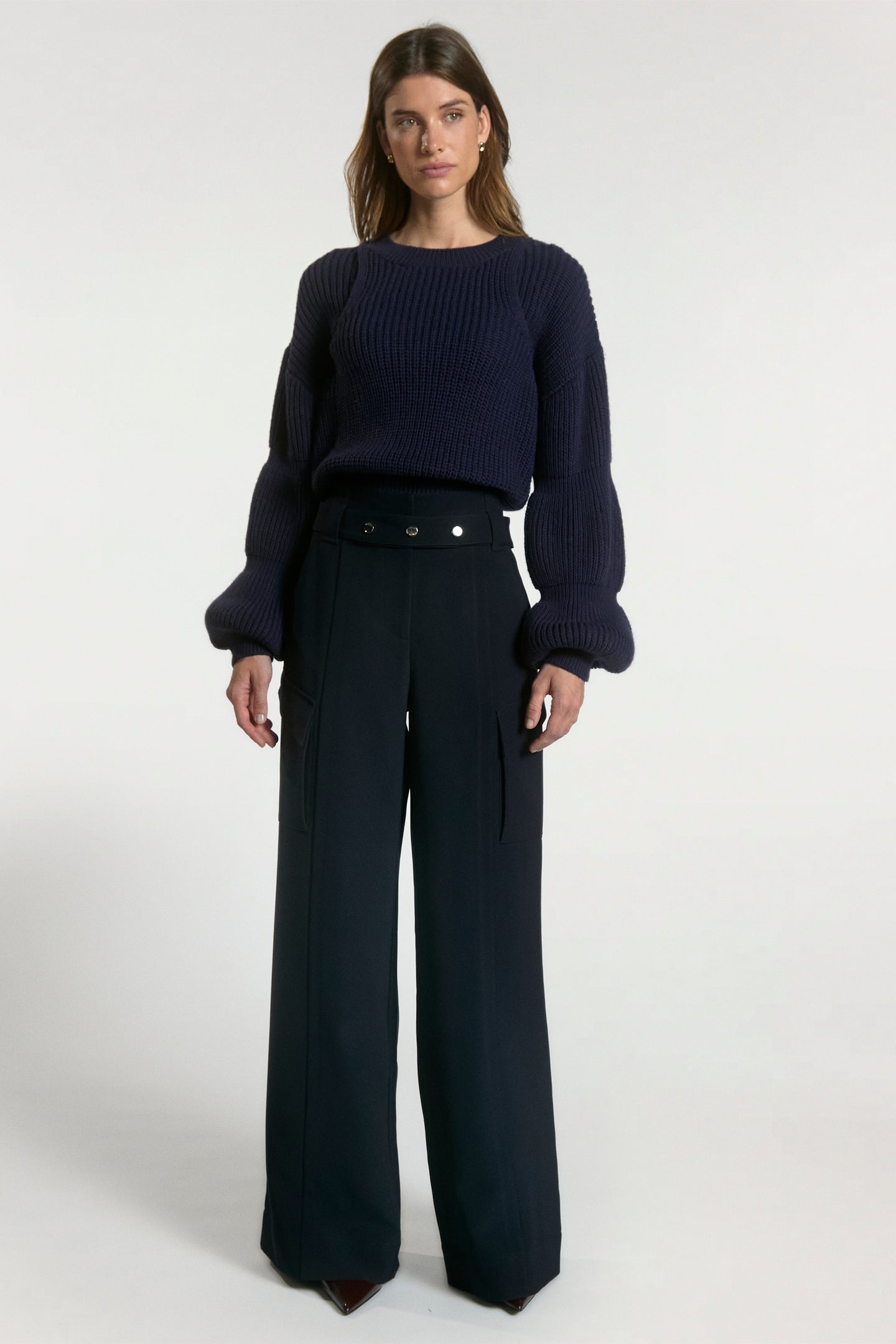 Elvar dark blue trousers