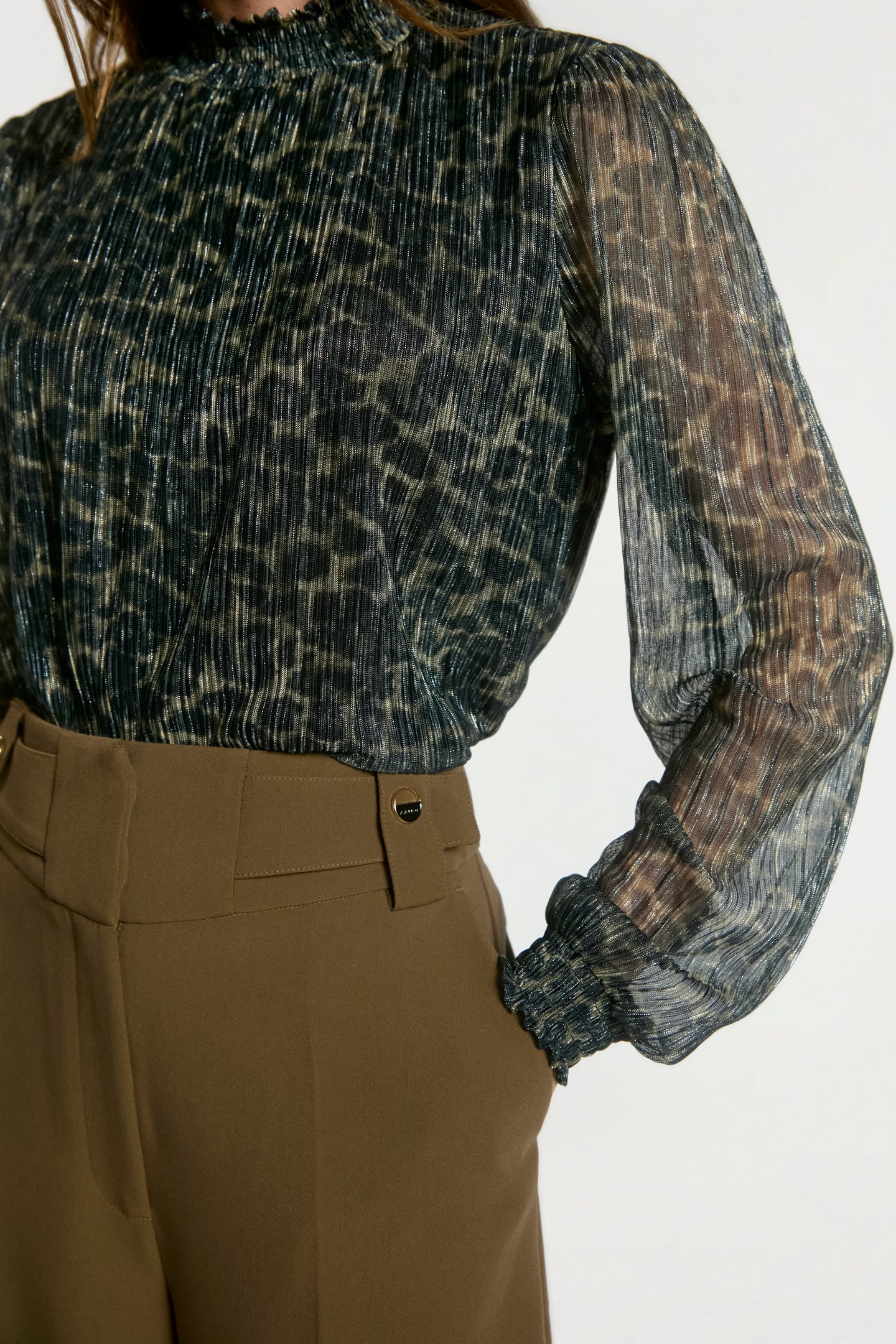 Tory animal top groen