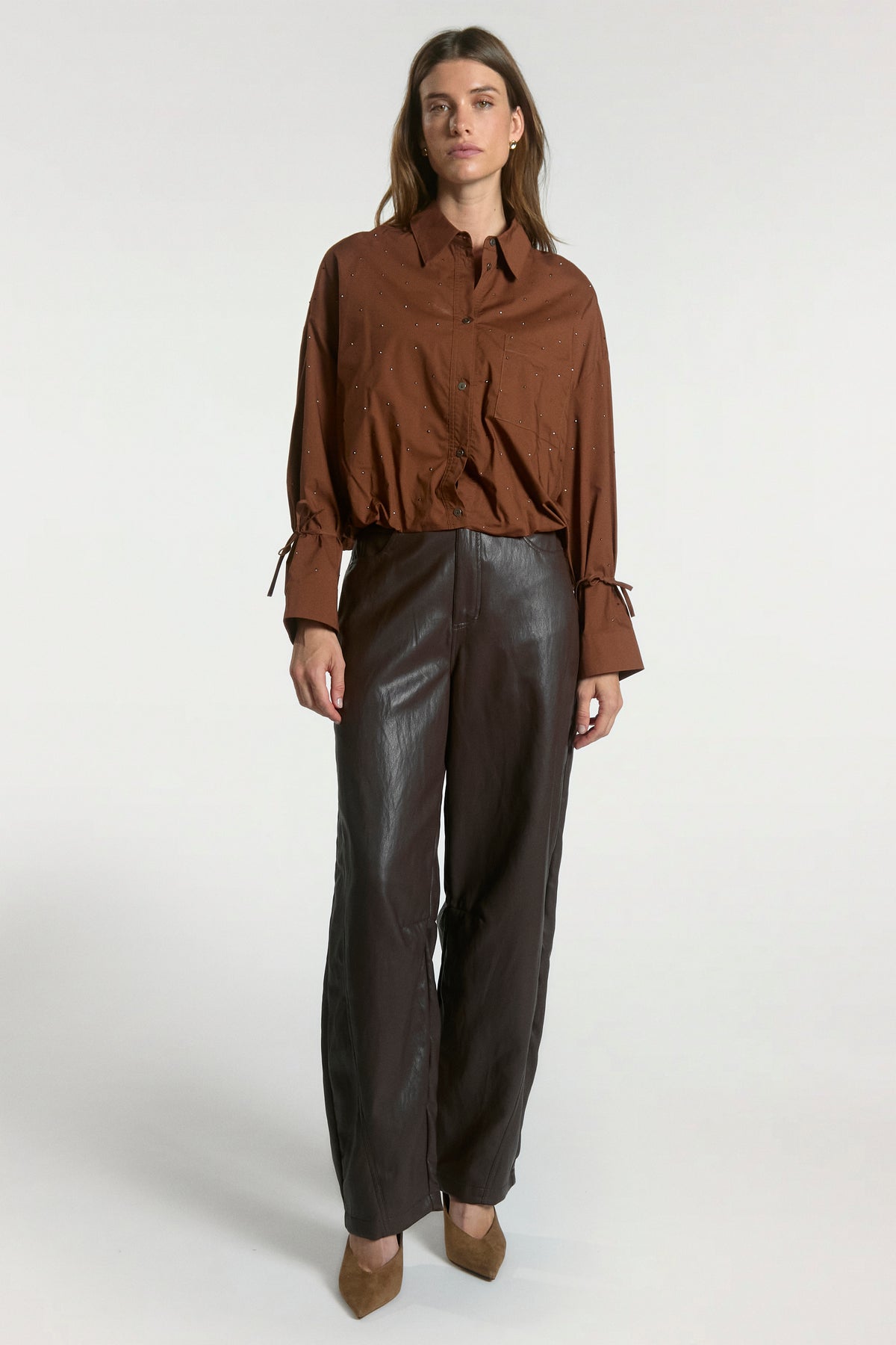 Mikkie blouse brown