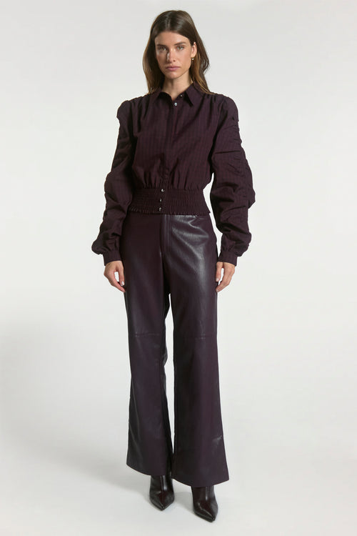 Beaudine blouse burgundy
