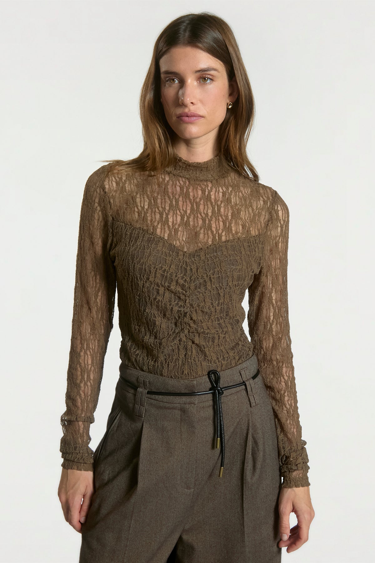 Amy top groen