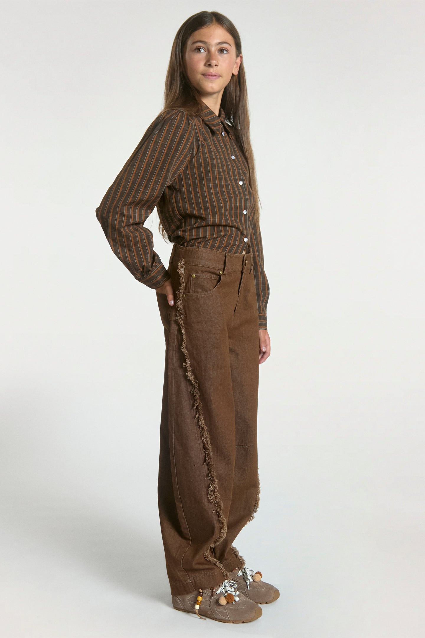 Quinn jeans fringe