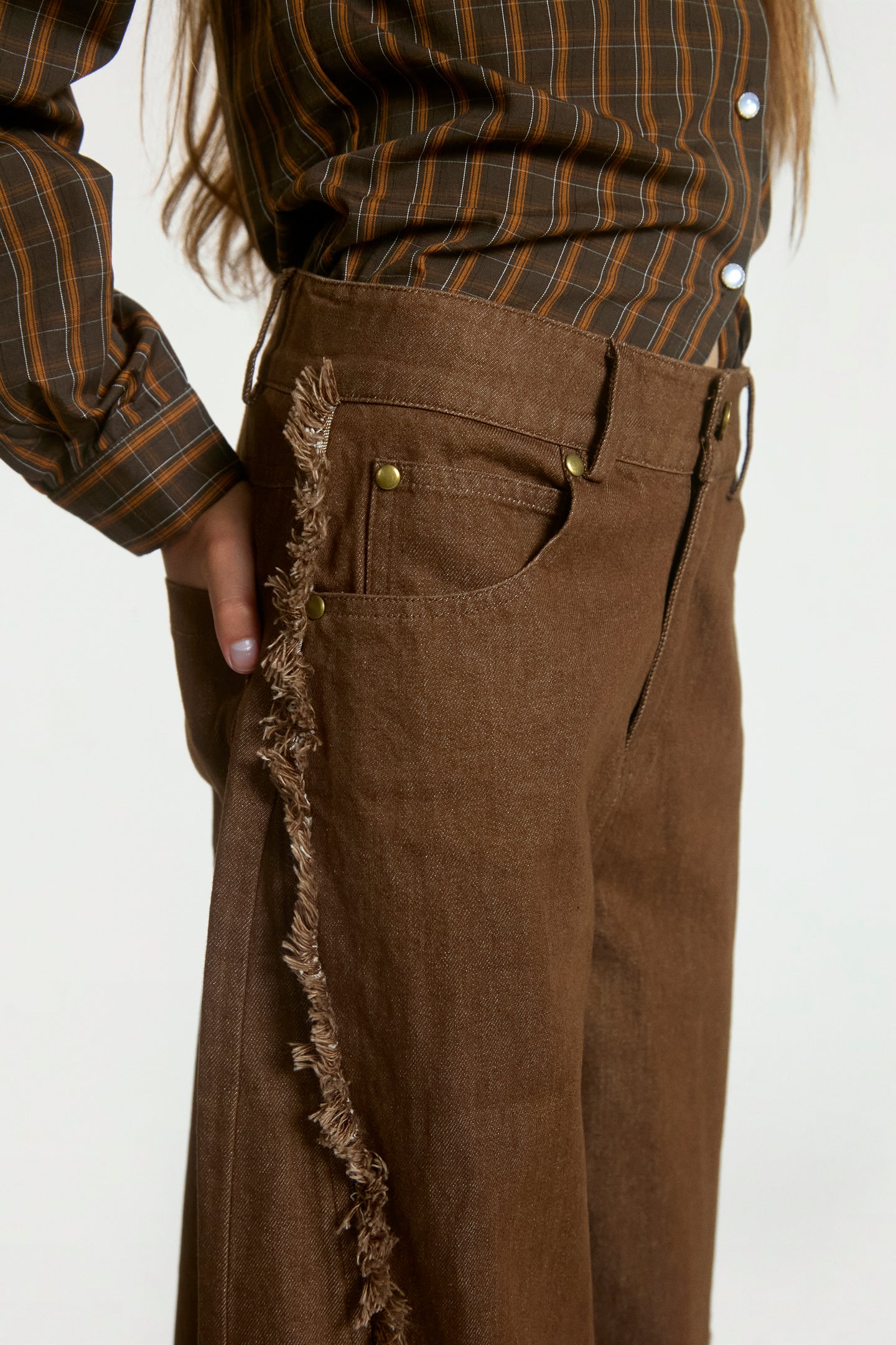 Janesse blouse bruin