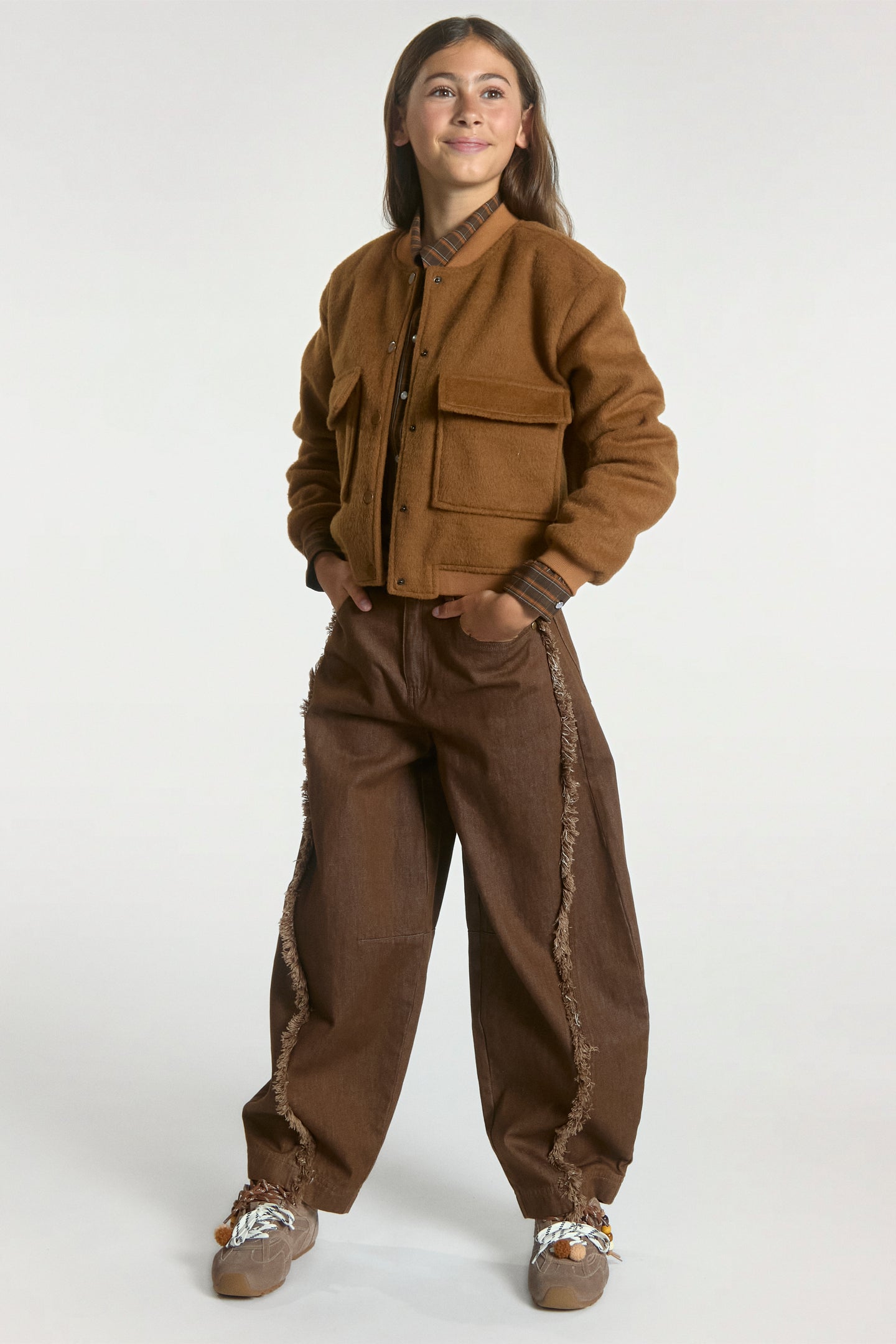 Quinn jeans fringe