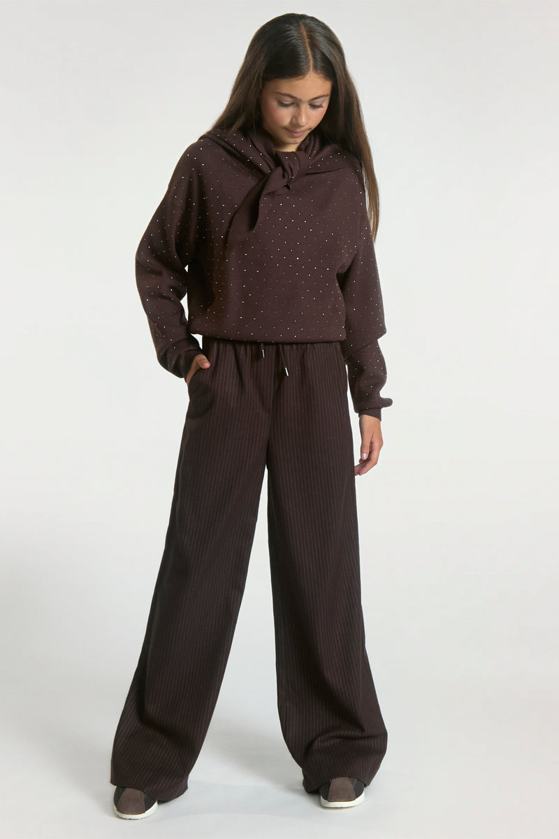 Esila broek donkerbruin