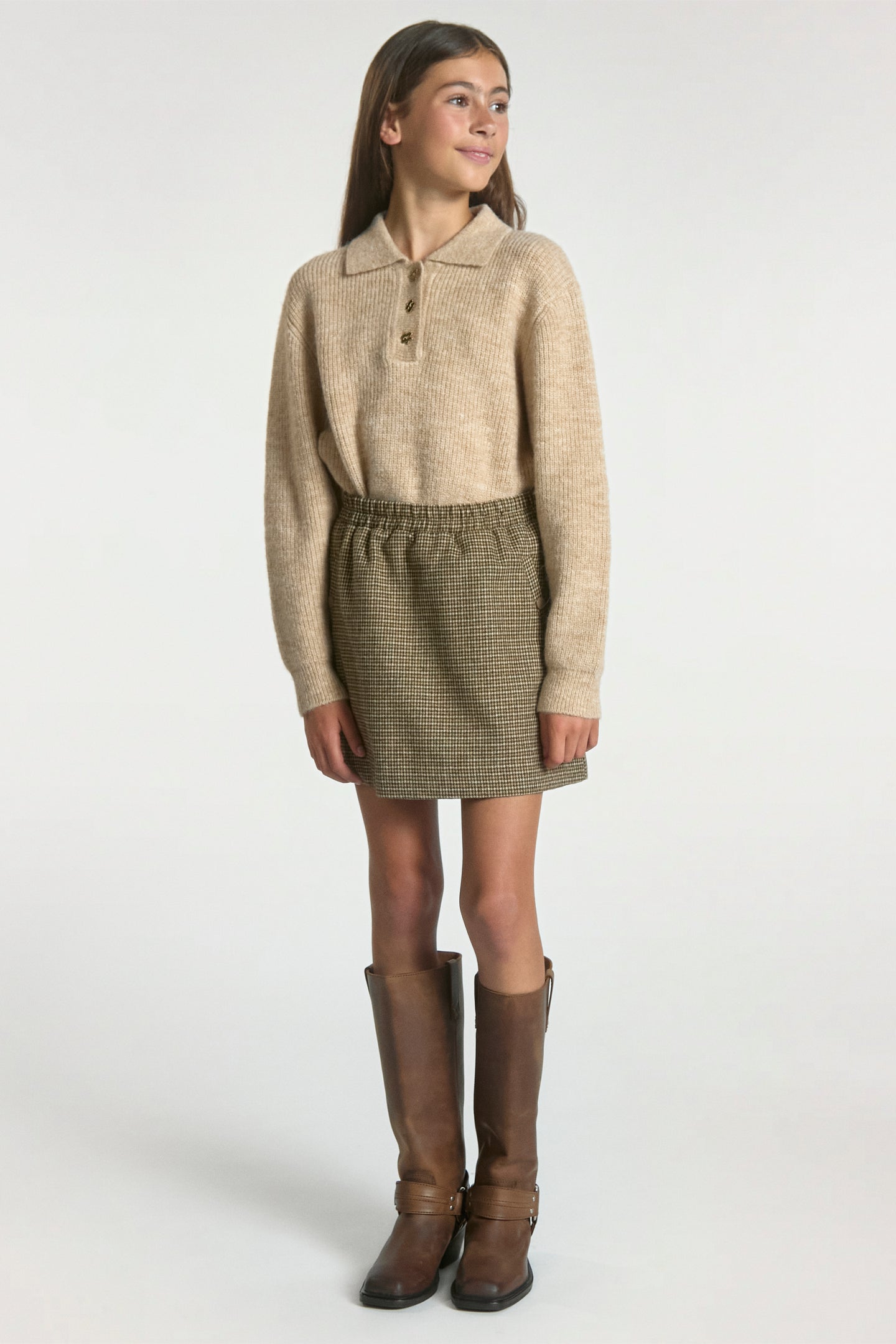 Doux trui beige